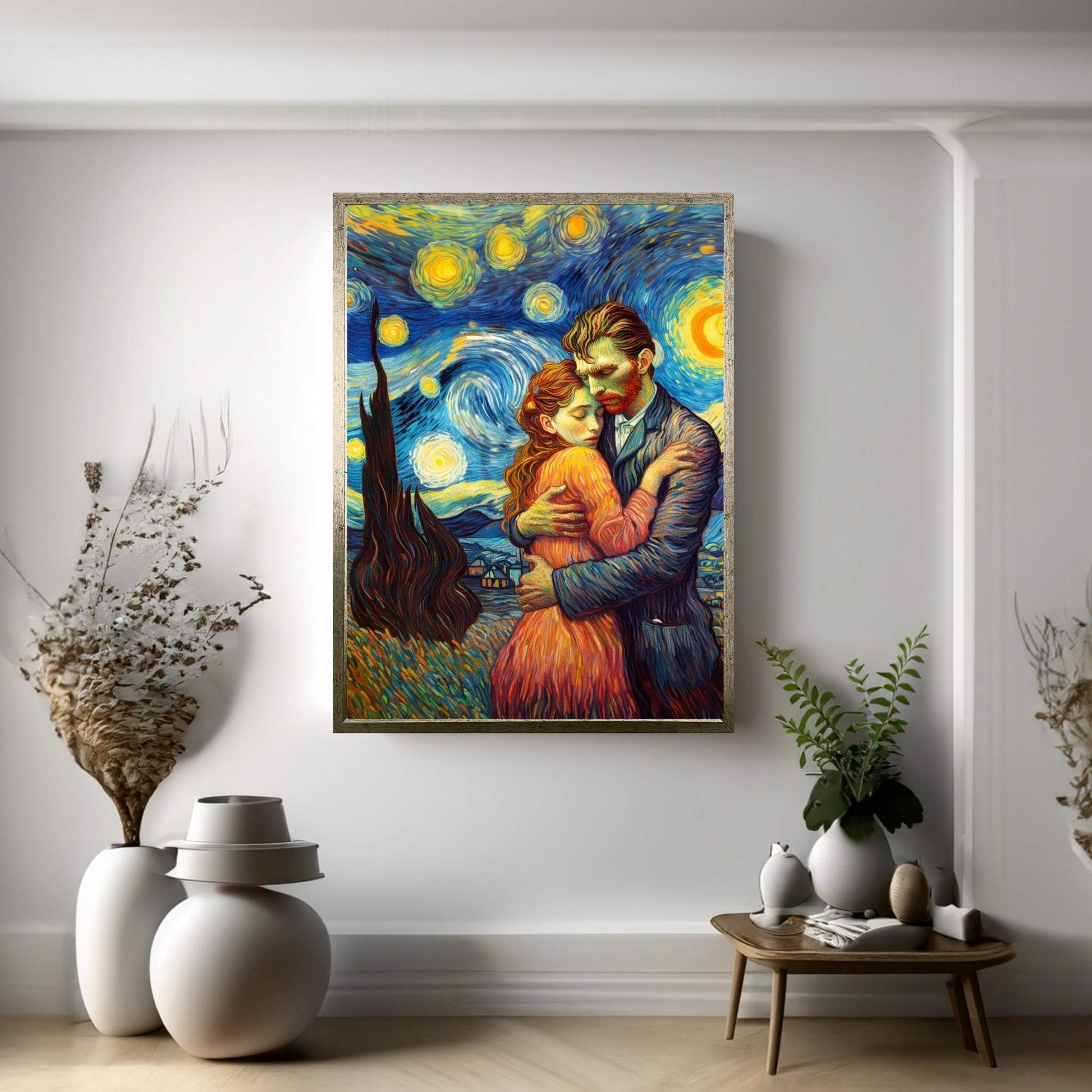 Van Gogh Love Reproduction Canvas Wall Art - Y Canvas