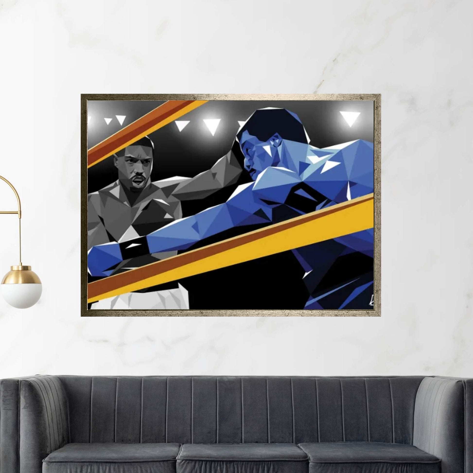 Adonis Vs. Apollo Canvas Wall Art - Y Canvas