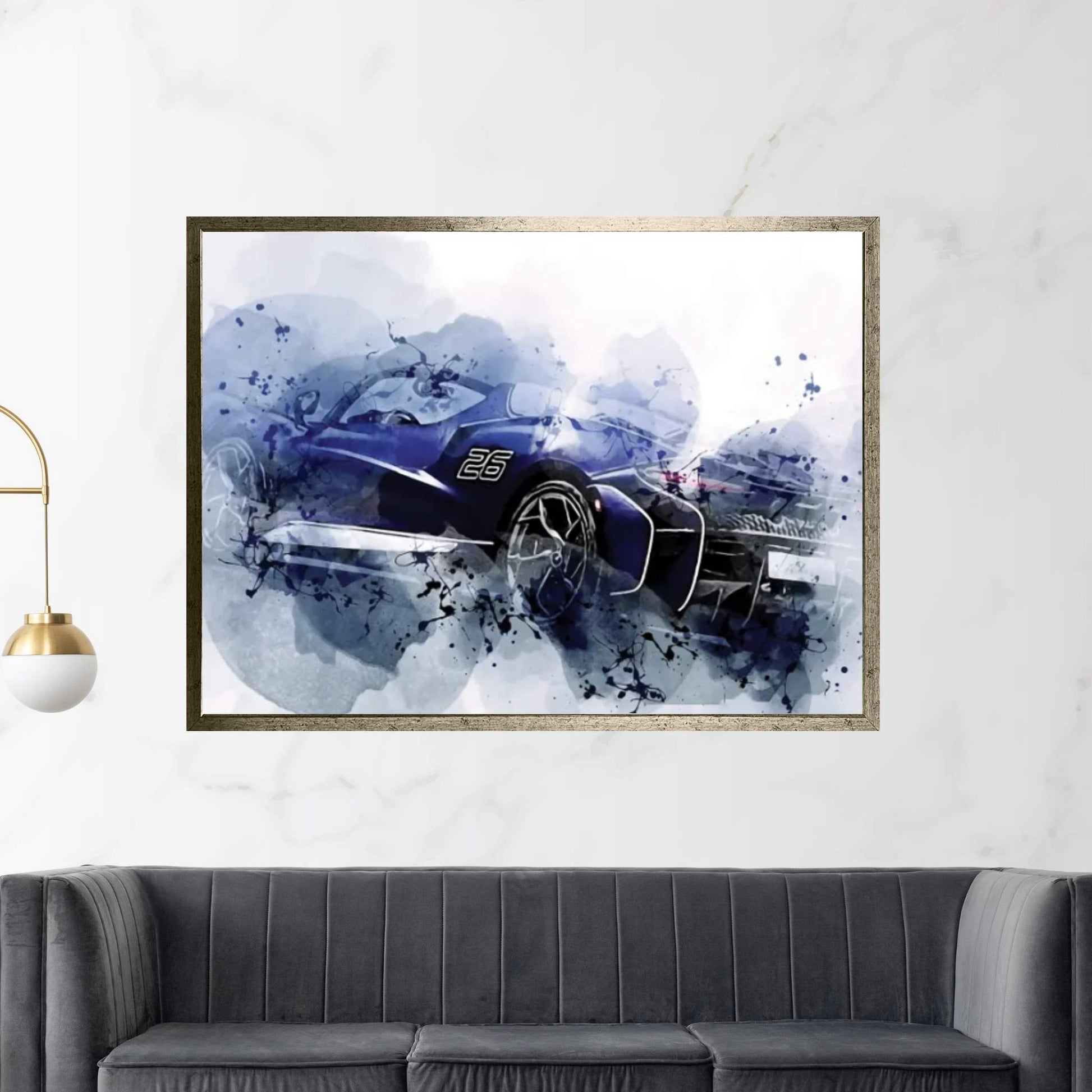 2021 Mclaren Elva 815 HP Exterior Canvas Wall Art - Y Canvas