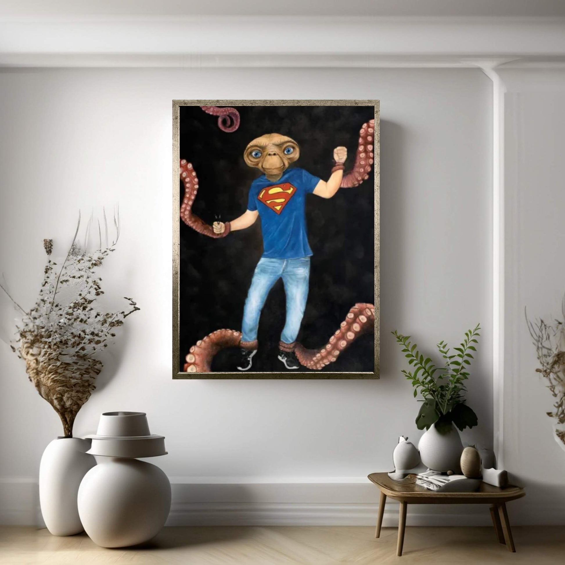 A Stranger In A Strange Place Canvas Wall Art - Y Canvas