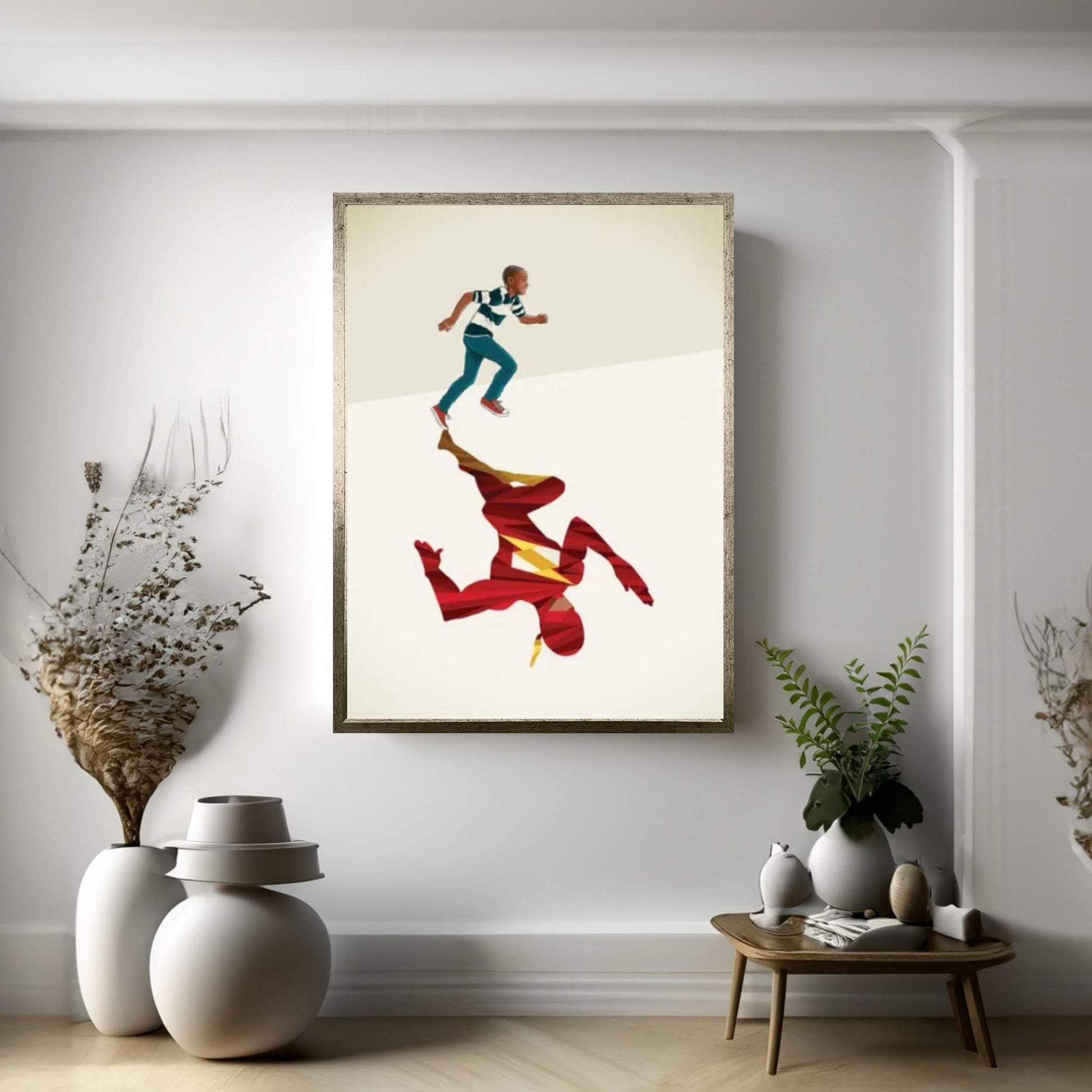 Scarlet Speedster Canvas Wall Art - Y Canvas