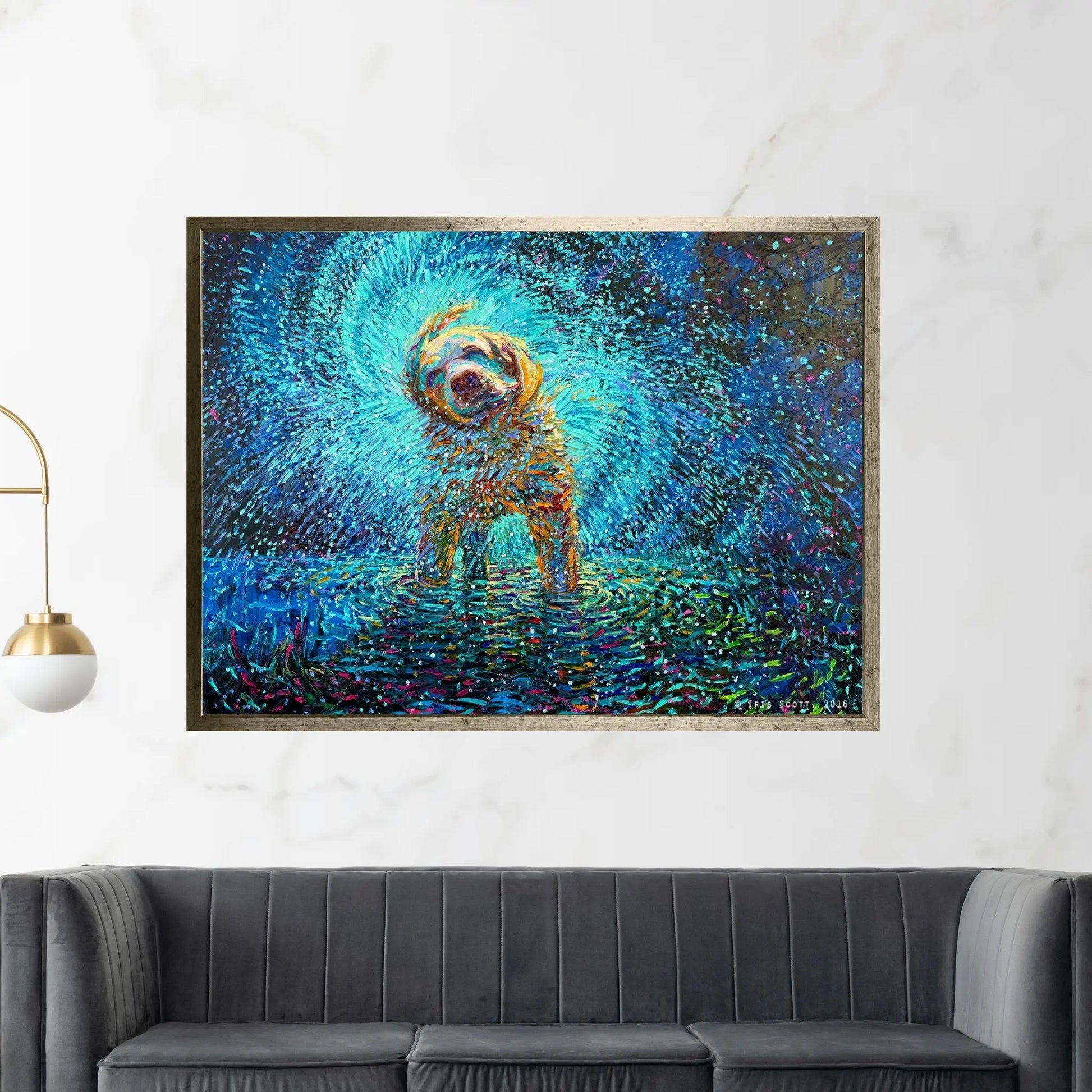 Labrador Jazz Canvas Wall Art - Y Canvas