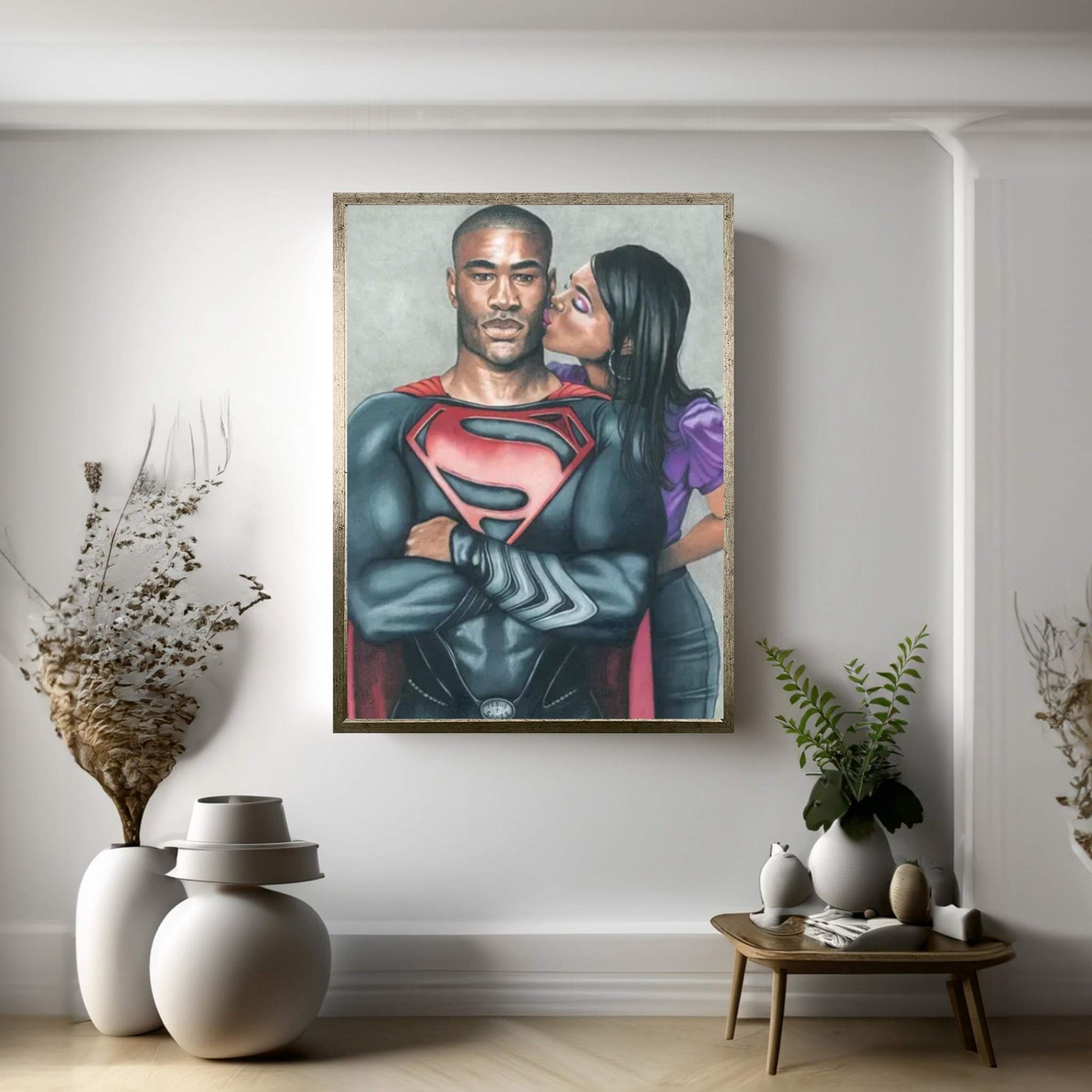 Superman Canvas Wall Art - Y Canvas