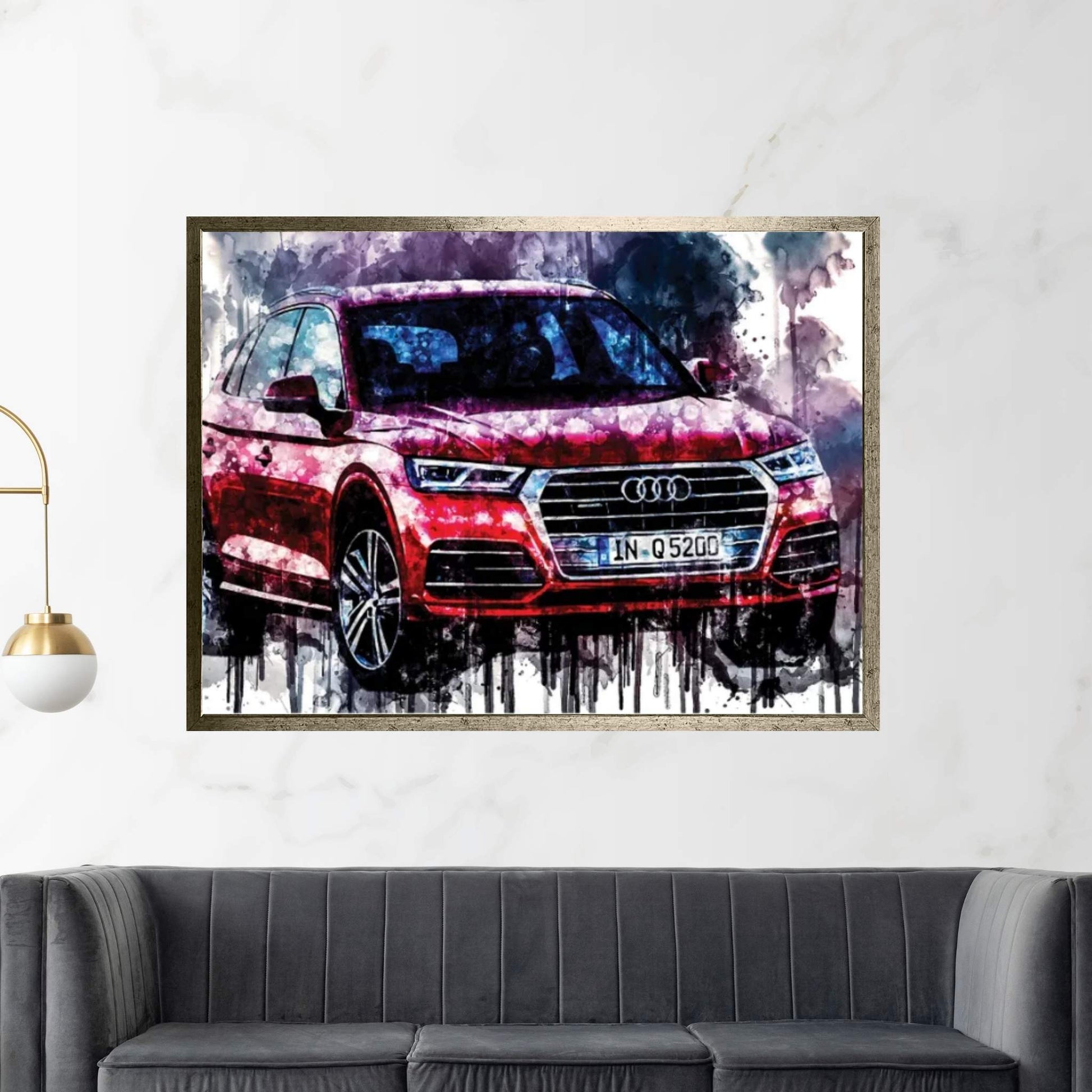 Car 2017 Audi Q5 Canvas Wall Art - Y Canvas