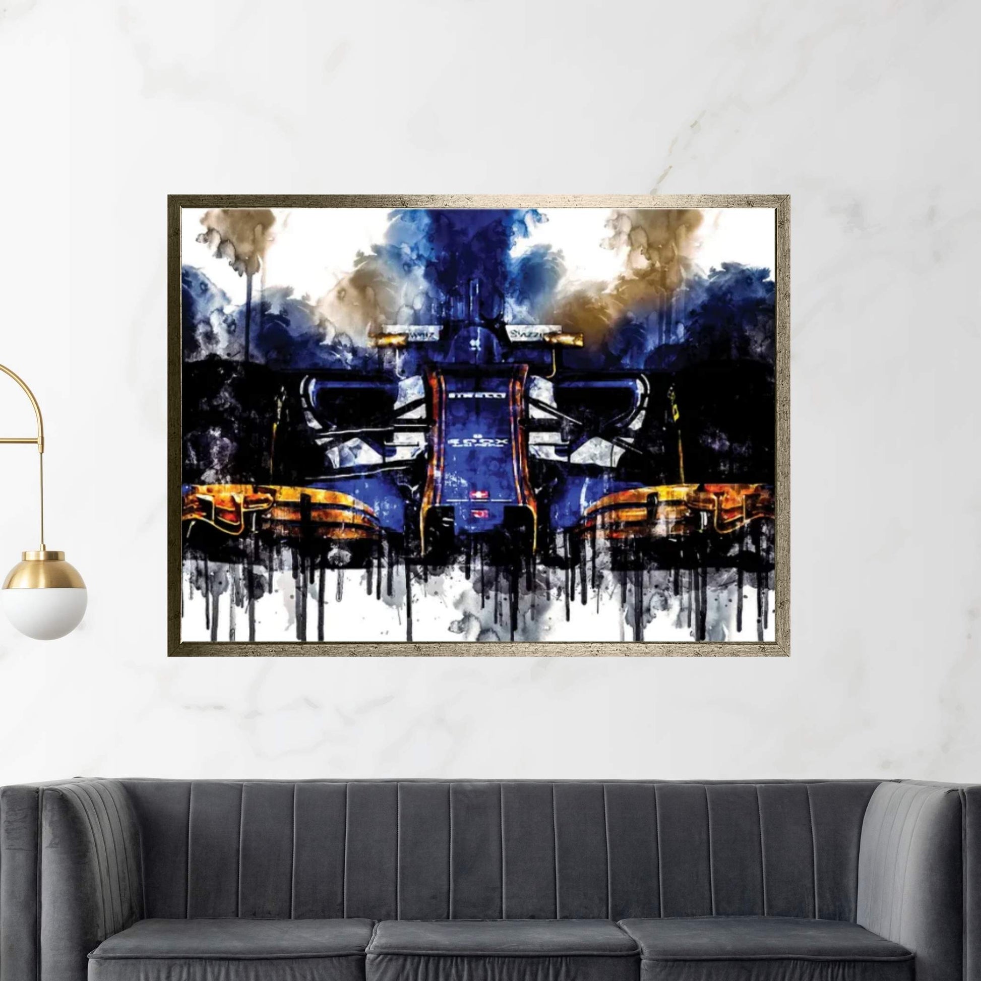 2017 Sauber C36 Formula One Canvas Wall Art - Y Canvas