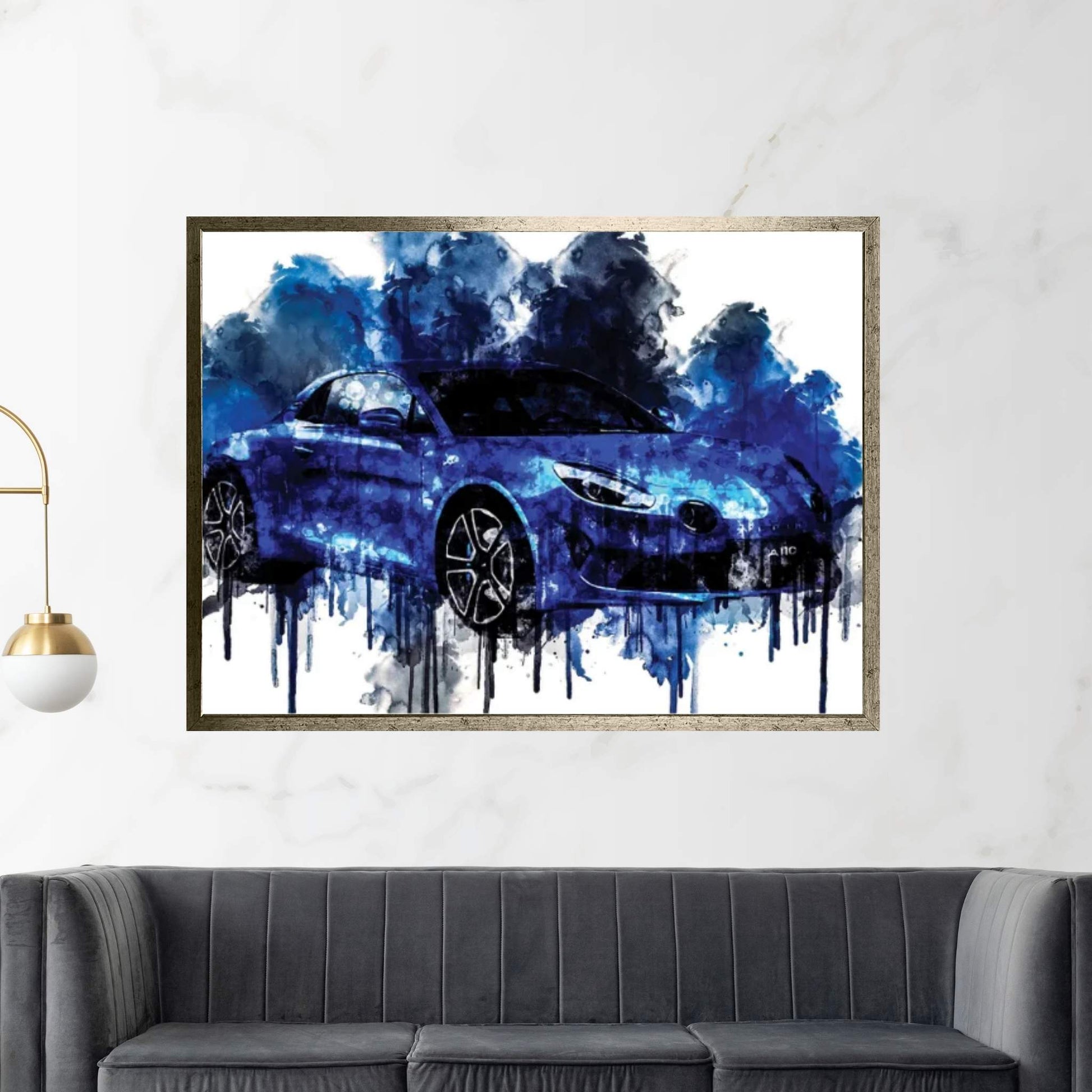 2017 Alpine A110 Premiere Edition Canvas Wall Art - Y Canvas