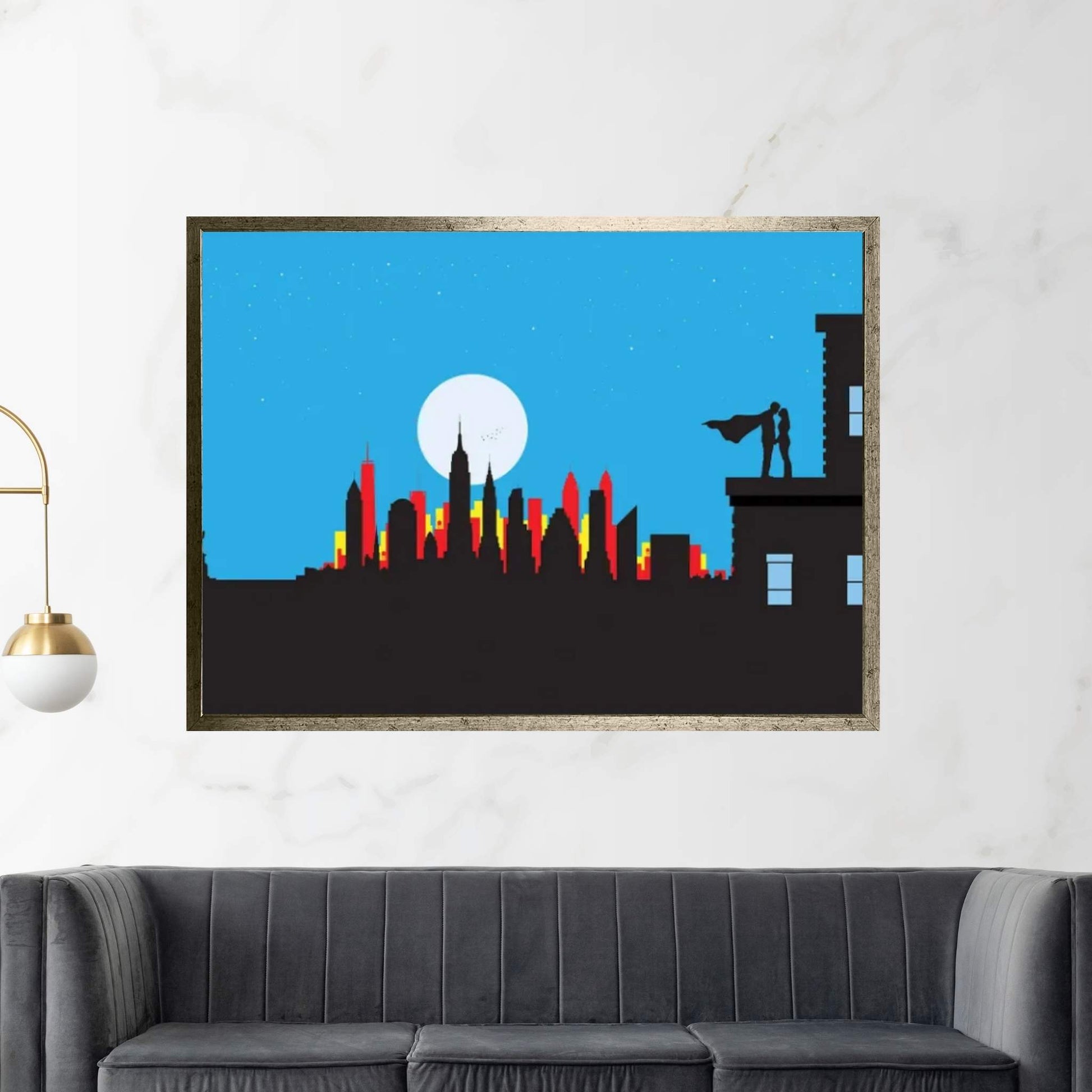 Superman Canvas Wall Art - Y Canvas