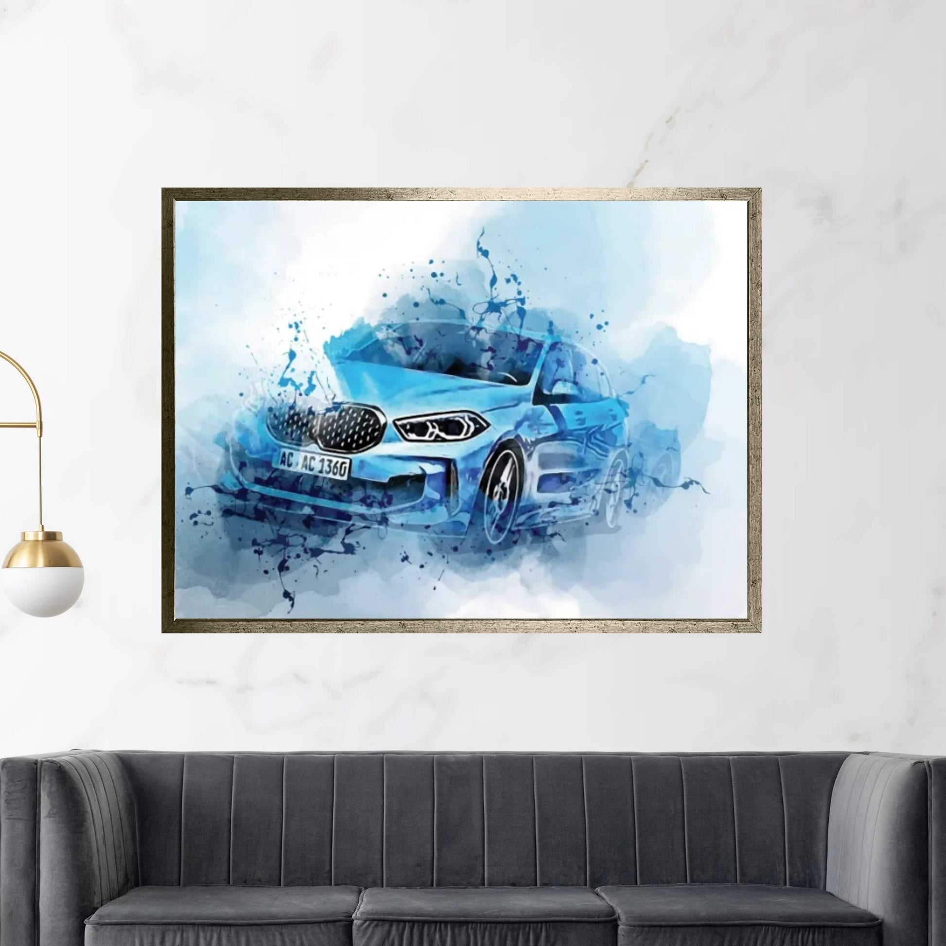 Ac Schnitzer BMW M135I Xdrive 2021 Canvas Wall Art - Y Canvas