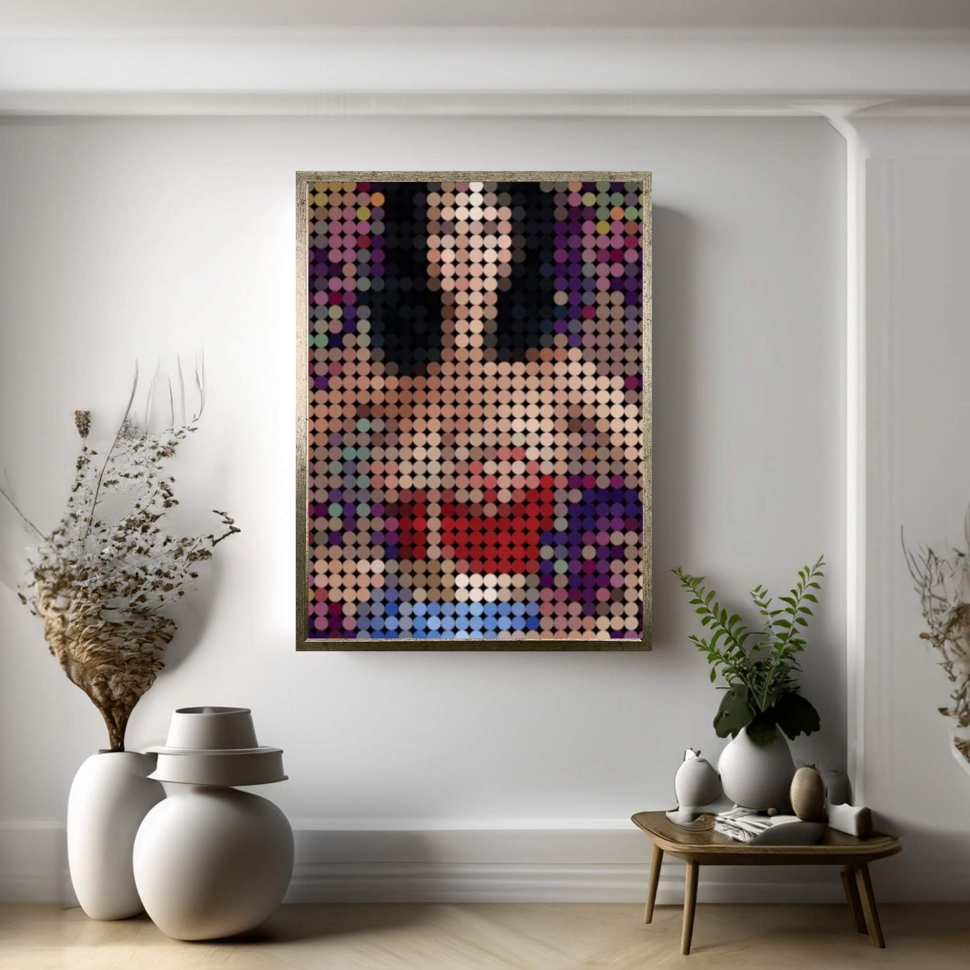 Wonder Woman 80s Canvas Wall Art - Y Canvas