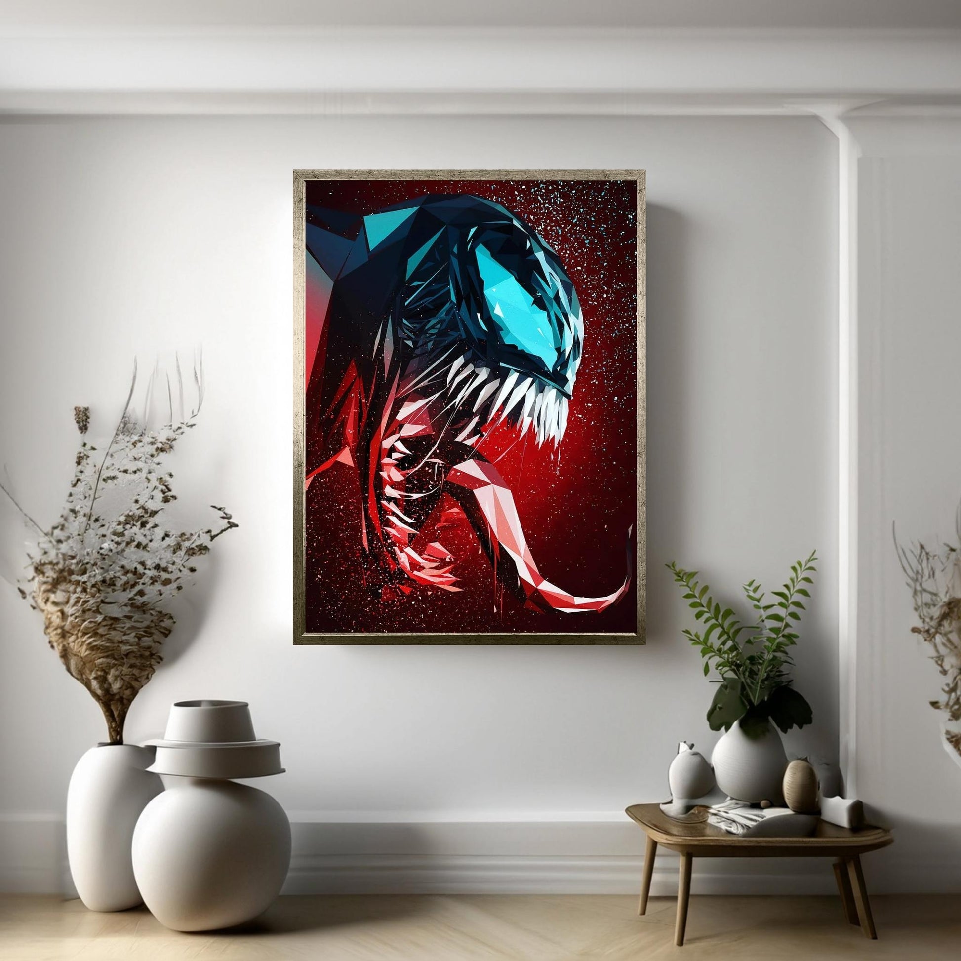 Venom Spiderman Canvas Wall Art - Y Canvas