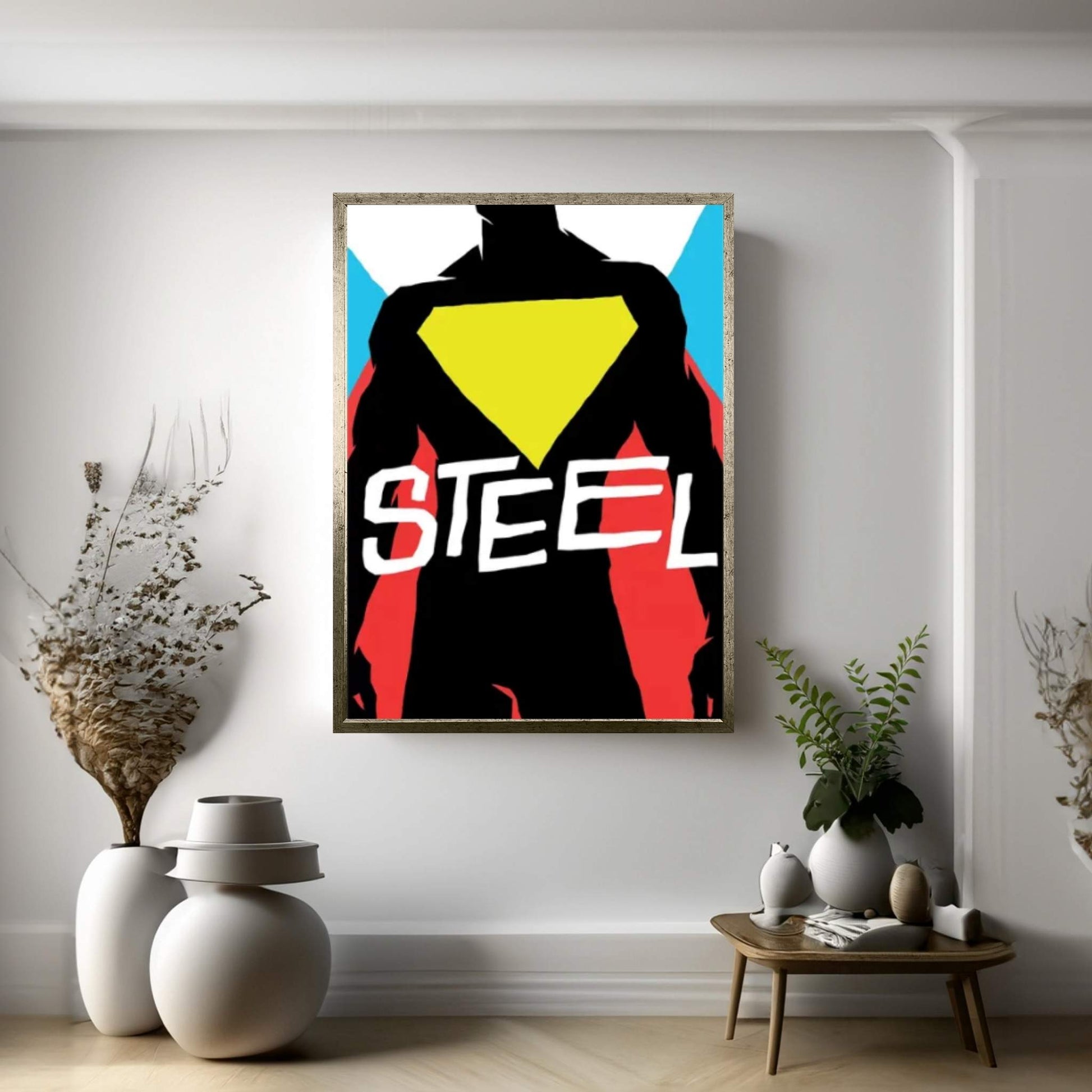 Steel Canvas Wall Art - Y Canvas