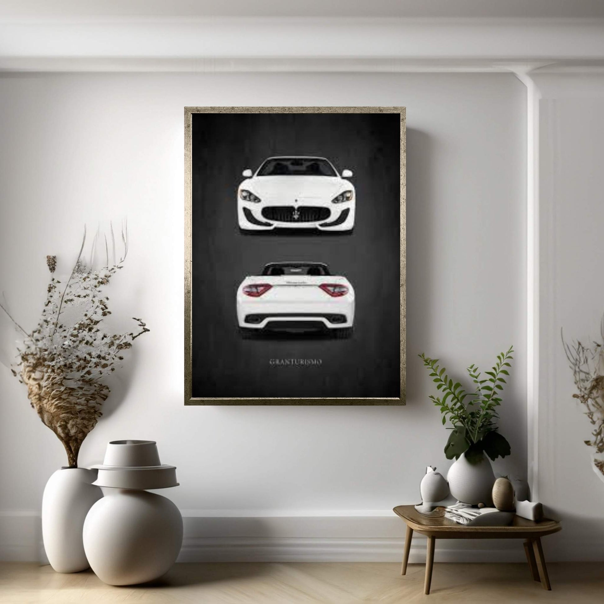 Maserati GranTurismo Canvas Wall Art - Y Canvas