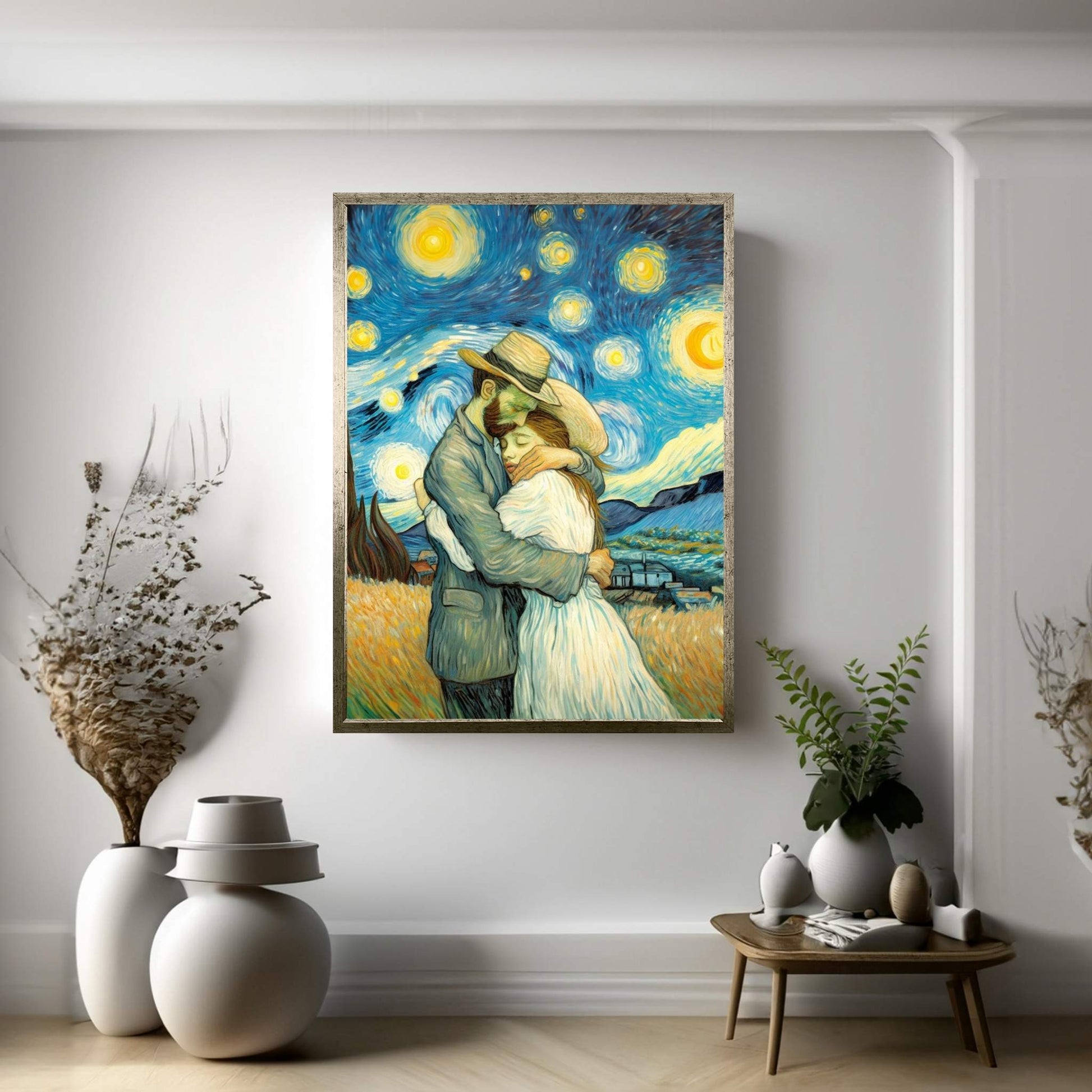 Van Gogh Love Reproduction Canvas Wall Art - Y Canvas