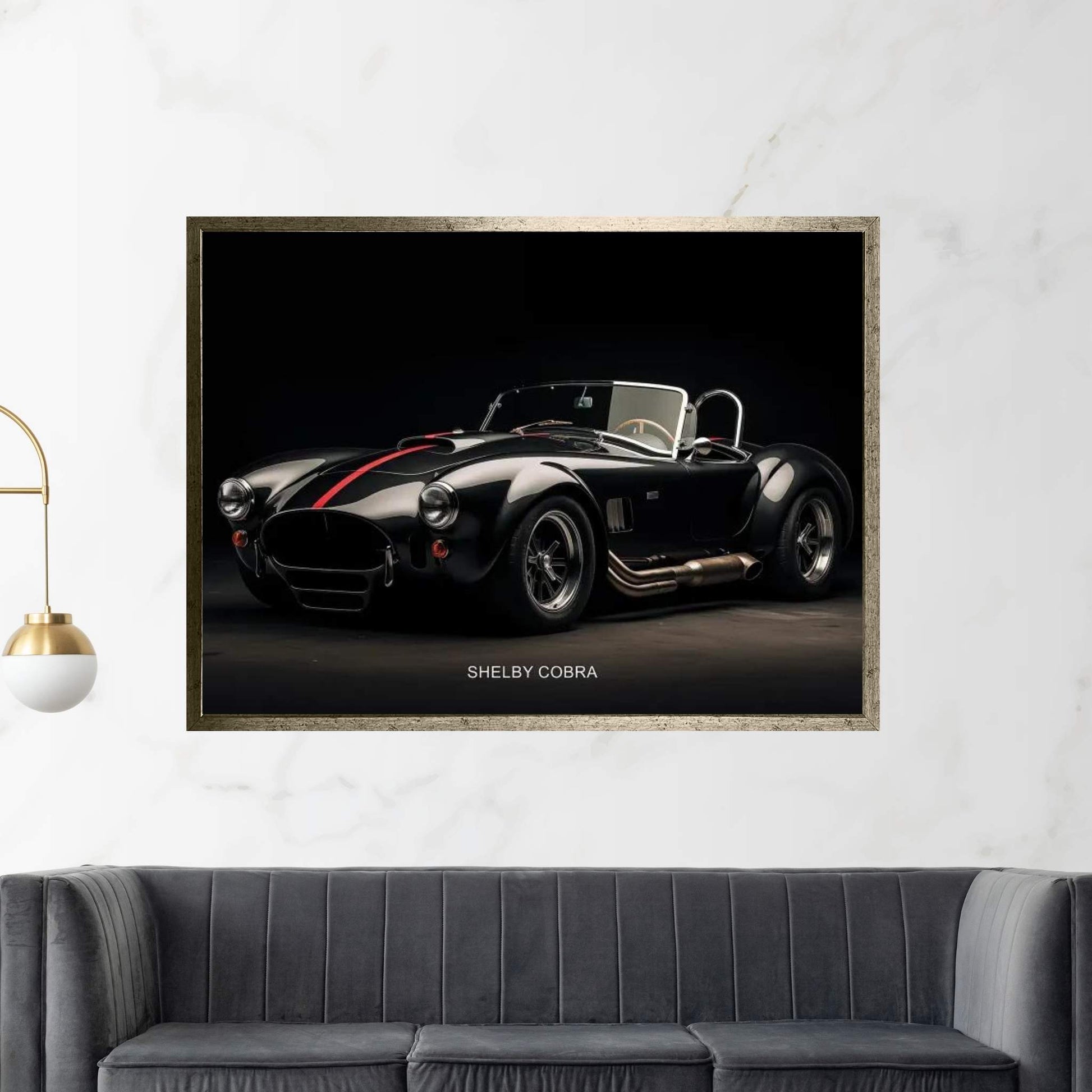 Shelby Cobra Car Canvas Wall Art - Y Canvas