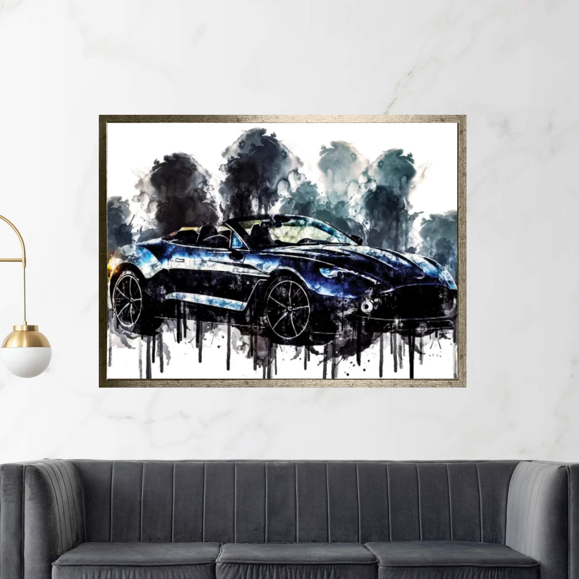 Car 2017 Aston Martin Vanquish Zagato Volante Canvas Wall Art - Y Canvas