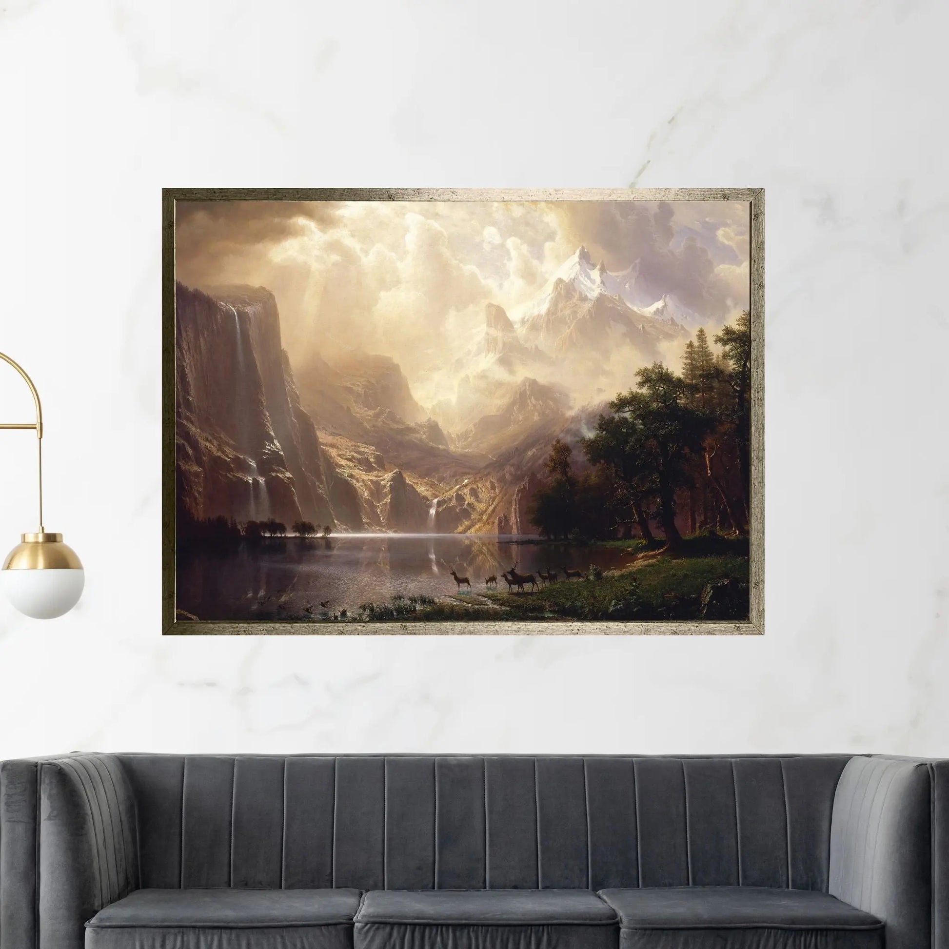 Among Sierra Nevada In California Canvas Wall Art - Y Canvas