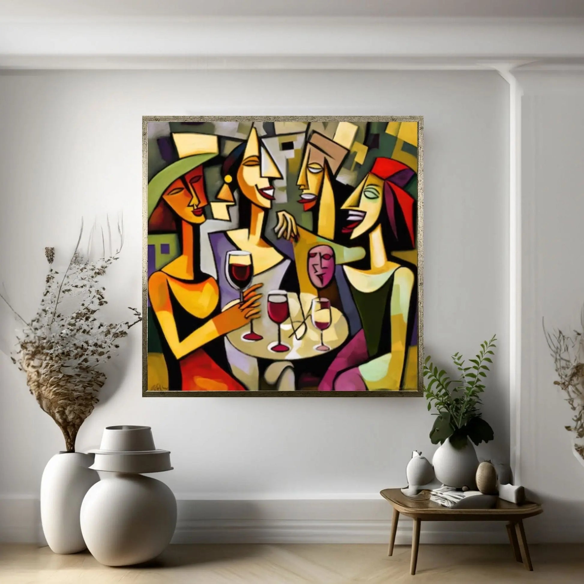 Picasso Style Printing Wall Art, Canvas Modern Wall Art - Y Canvas