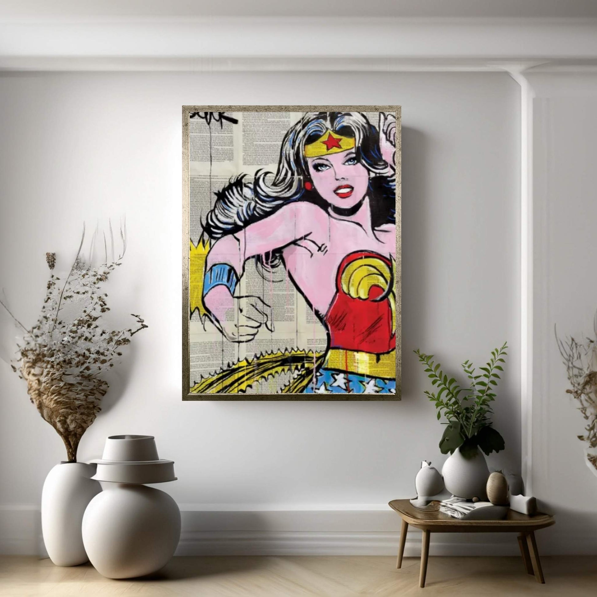 Wonder Pop Canvas Wall Art - Y Canvas