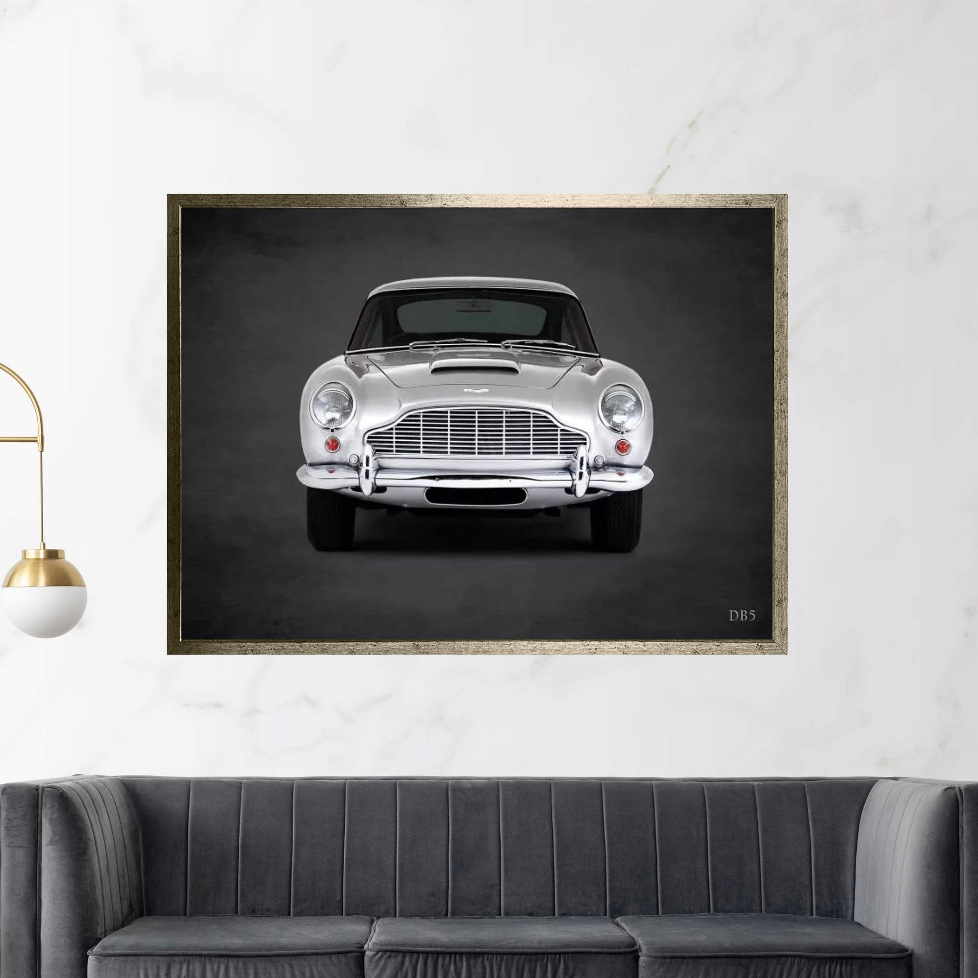 1965 Aston Martin DB5 I Canvas Wall Art - Y Canvas