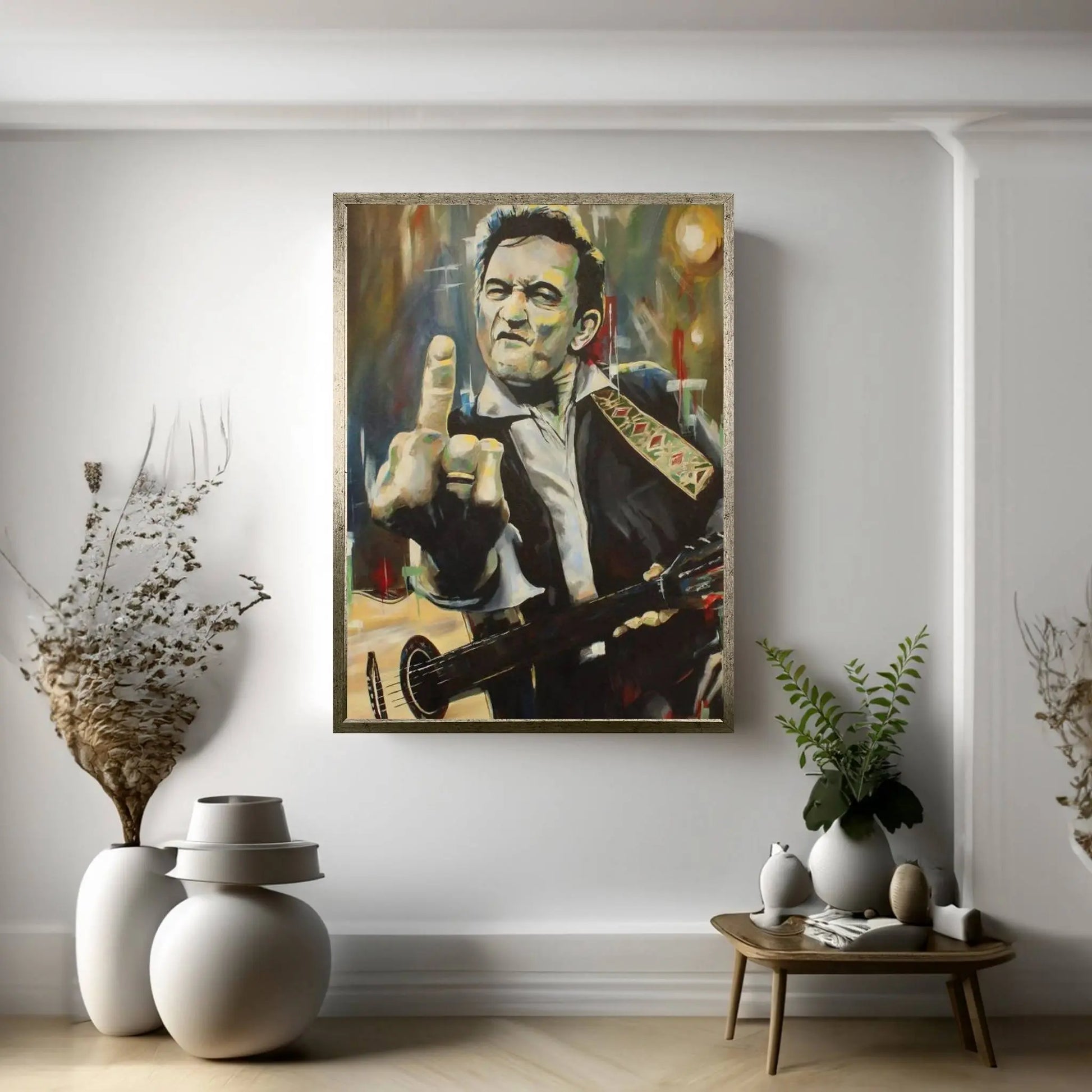 Hello, I'm Johnny Cash Canvas Wall Art - Y Canvas