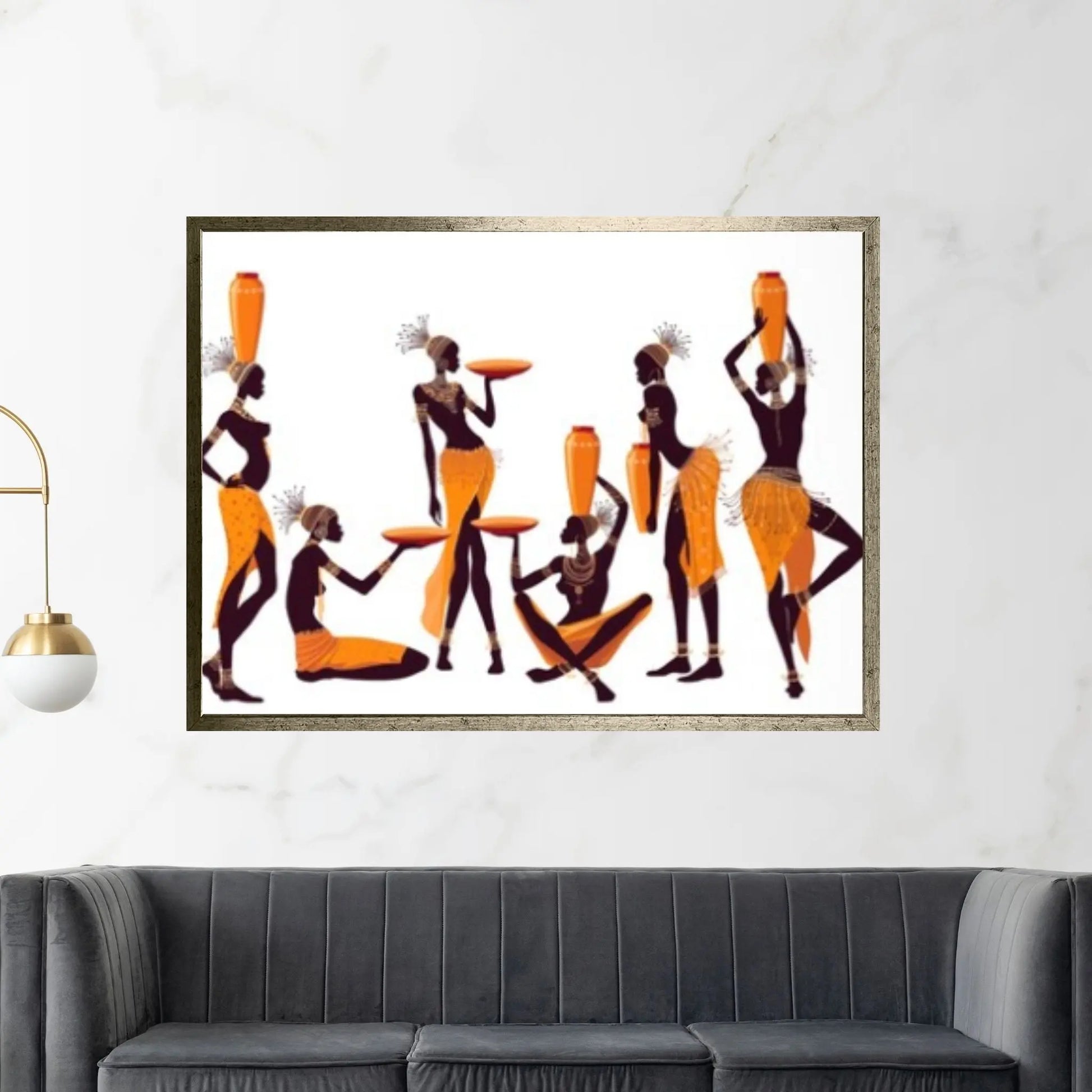 African Woman Art, African Woman Canvas, Wall Art Pictures, African Art - Y Canvas