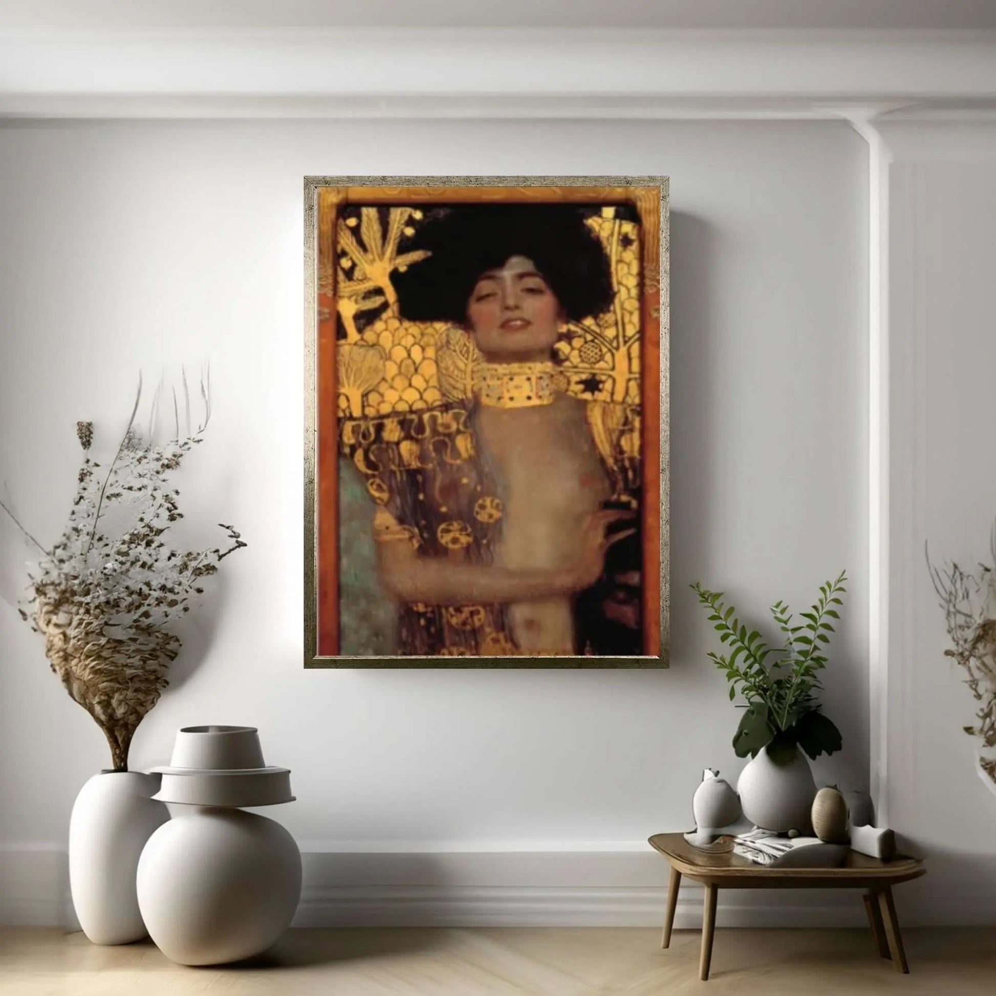 Judith And The Head Of Holofernes, Gustav Klimt, Reproduction Print, Gustav Klimt Wall Art - Y Canvas