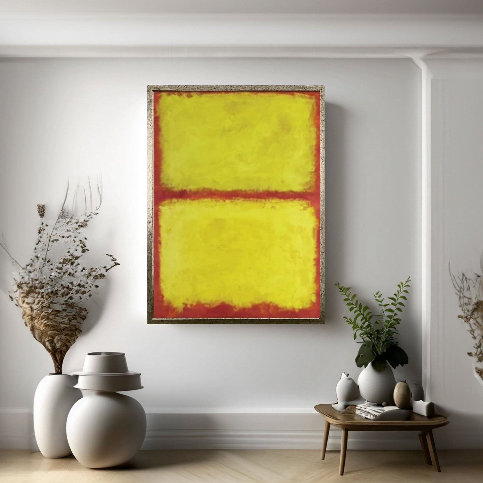 Mark Rothko Frame Canvas/Poster Art Reproduction, Rothko Reproduction, Modern Art Expressionism Painting - Y Canvas