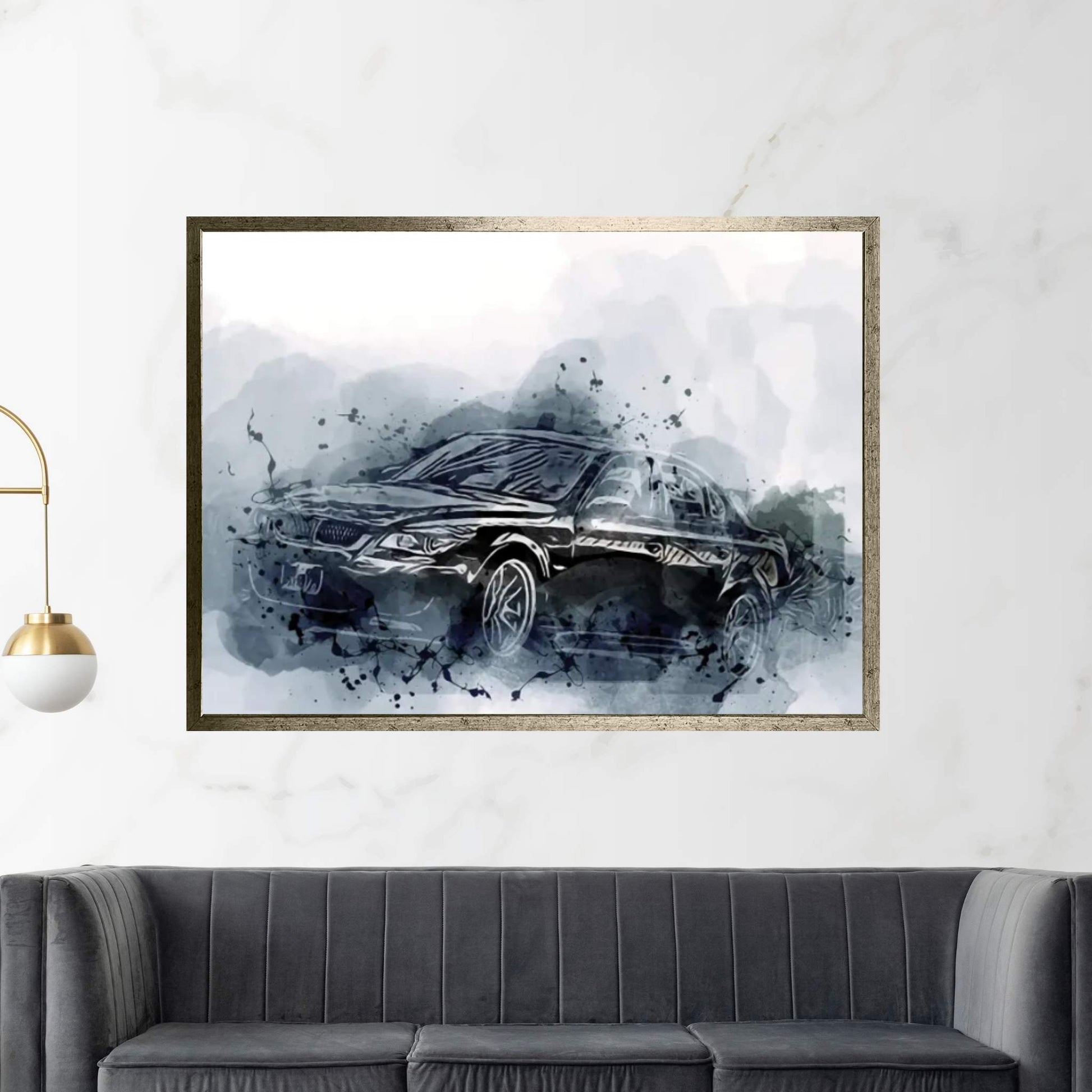 BMW M5 E60 Canvas Wall Art - Y Canvas