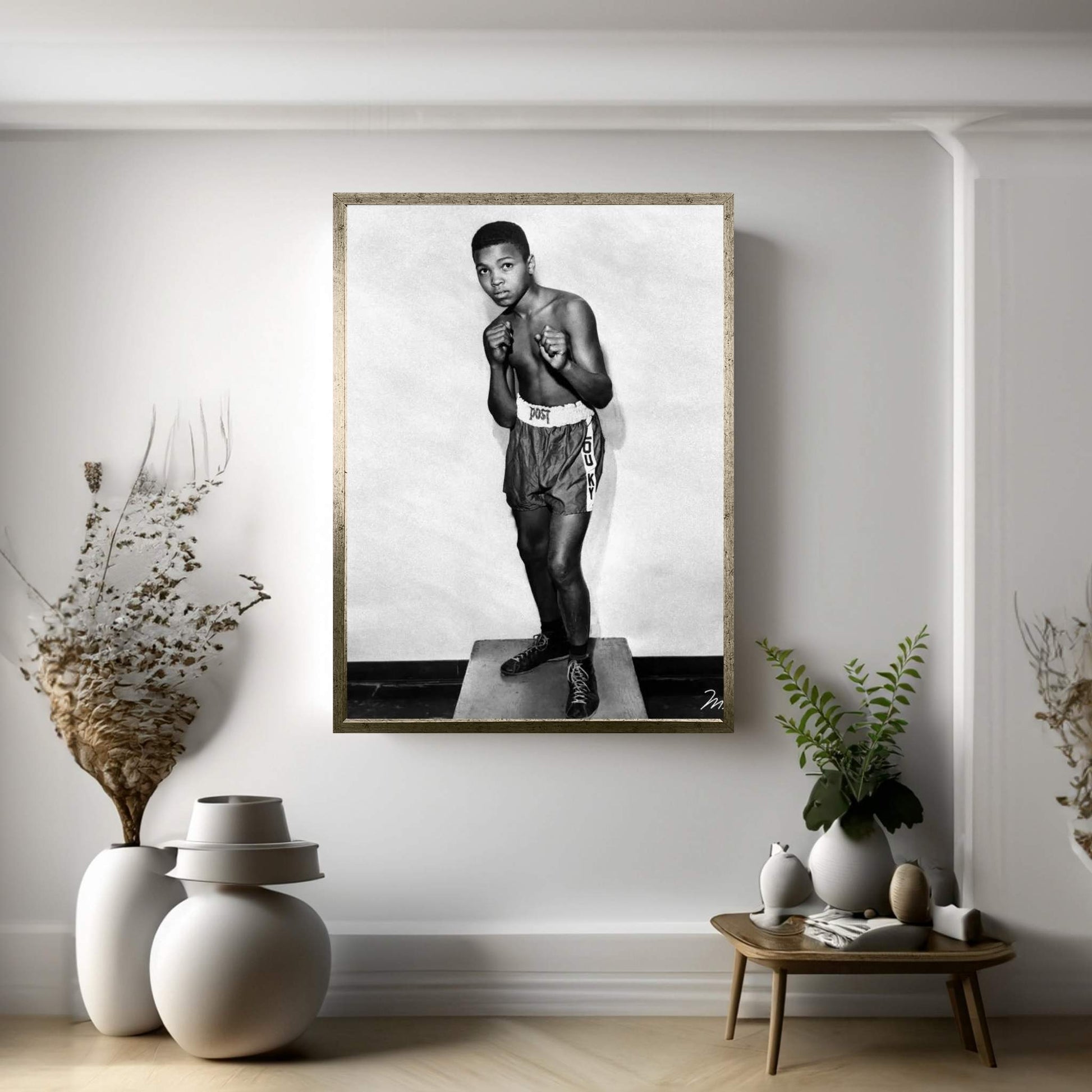 12 Year Old Cassius Clay (Muhammad Ali) Canvas Wall Art - Y Canvas