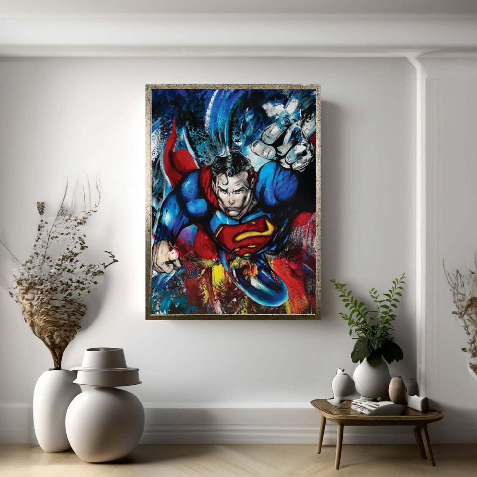 Invincible Superman Canvas Wall Art - Y Canvas