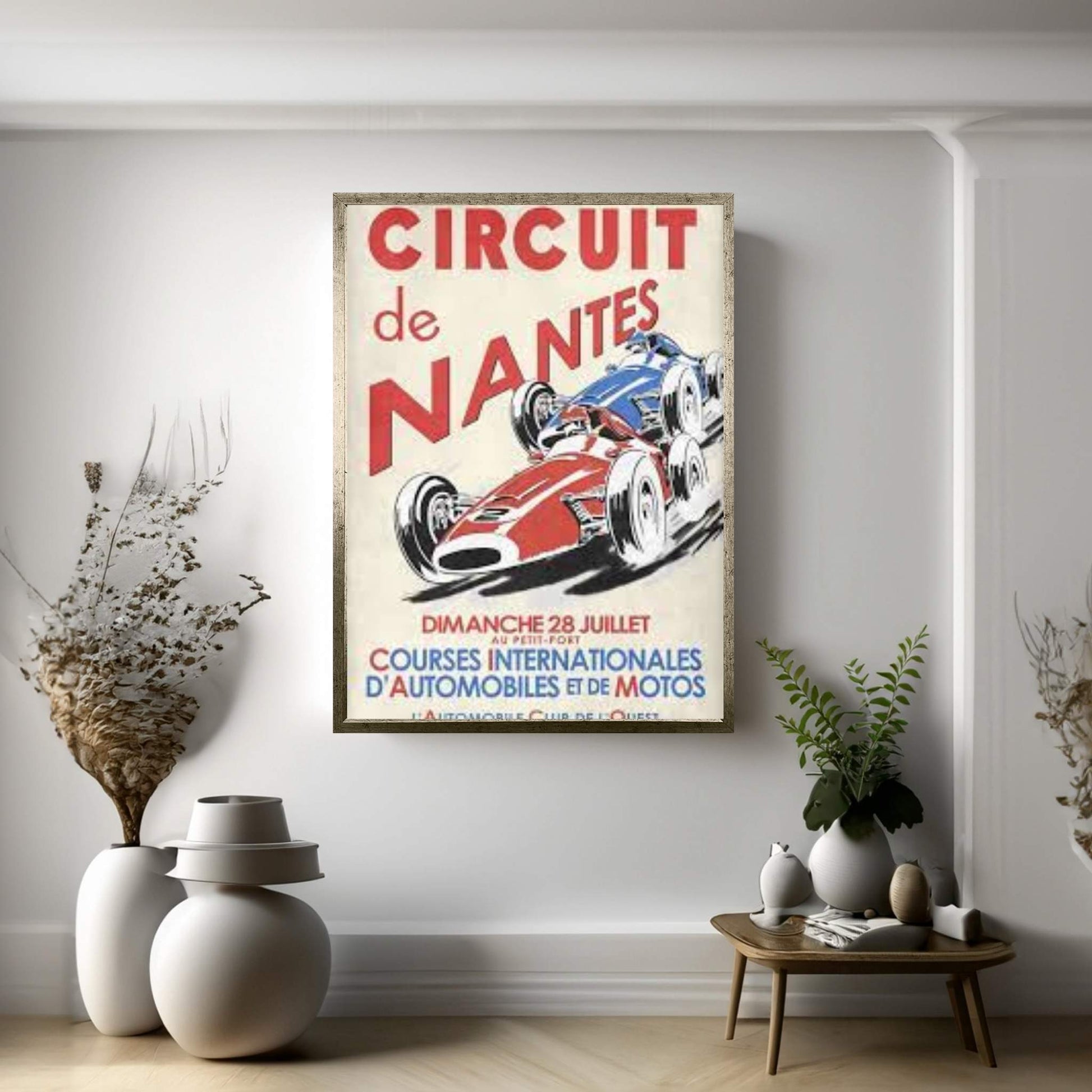 Circuit De Nantes 1946 Canvas Wall Art - Y Canvas