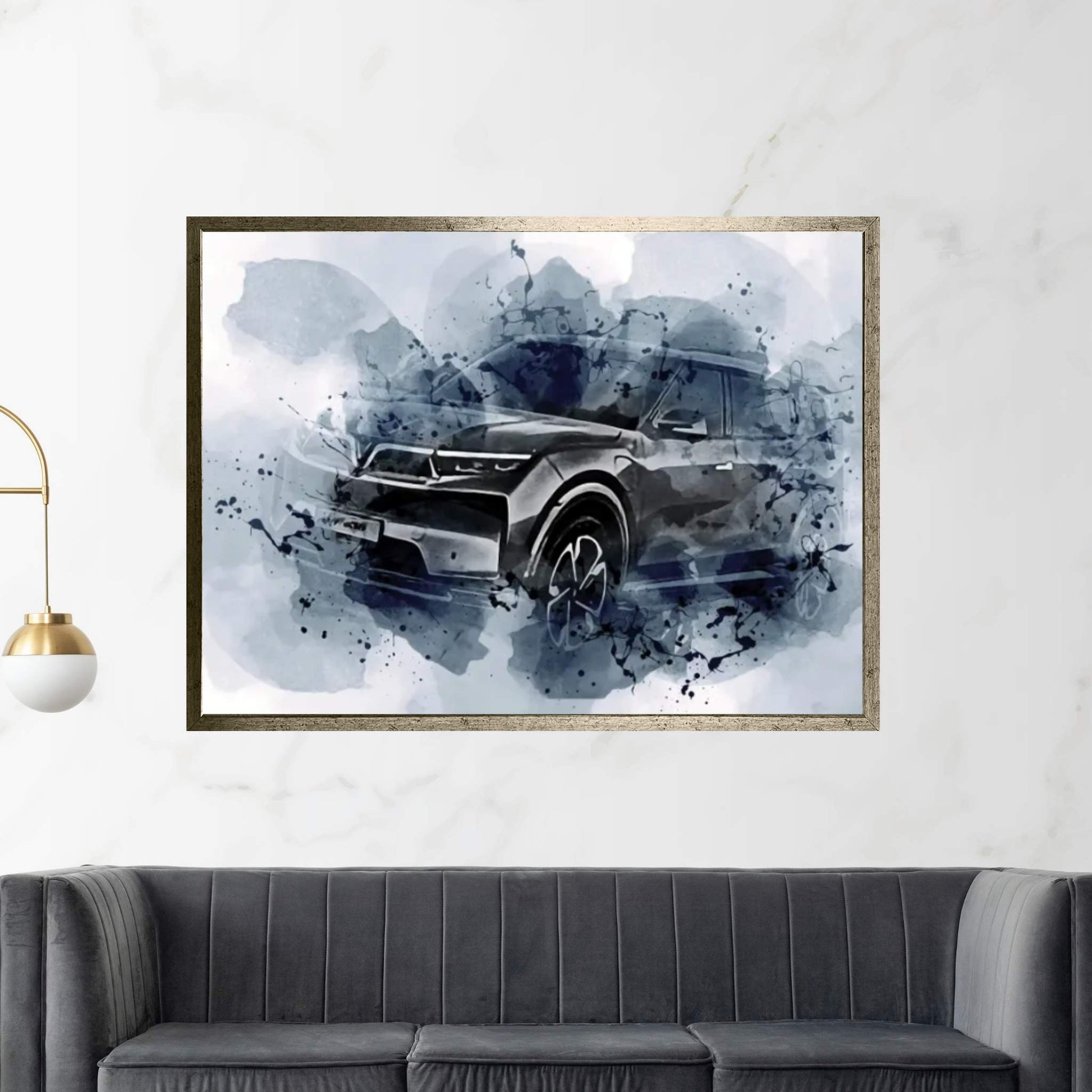 Vinfast Vf E36 2021 Full-Size Crossover Exterior Canvas Wall Art - Y Canvas