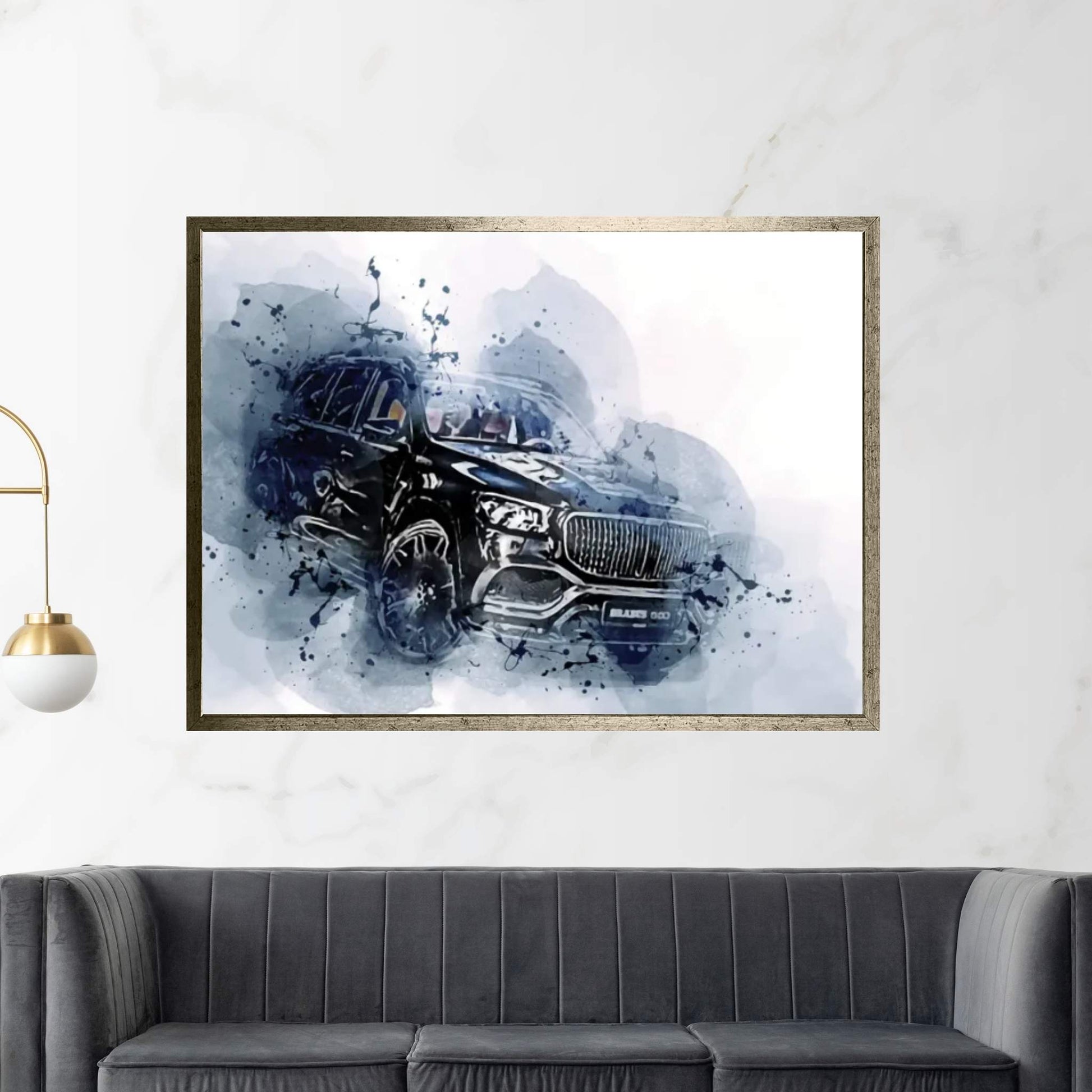 Brabus 800 Luxury Suv Mercedes-Maybach Gls 700 Canvas Wall Art - Y Canvas