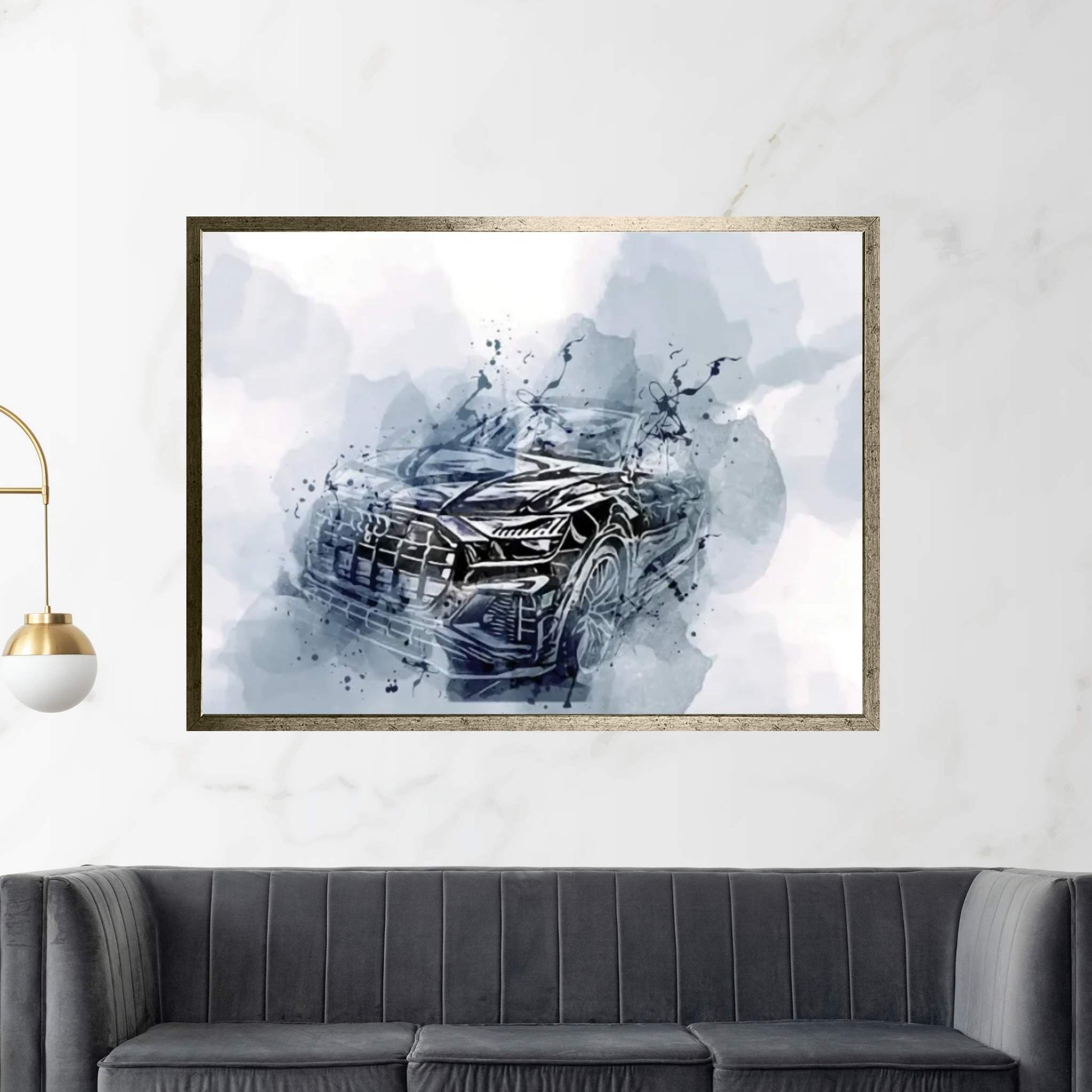 2022 Audi Sq8 Abt Exterior Canvas Wall Art - Y Canvas