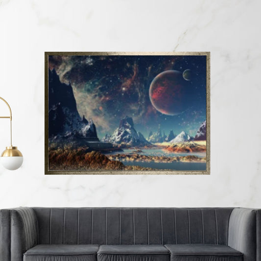 Fantasy Space Canvas Wall Art Design Wall Decor - Y Canvas