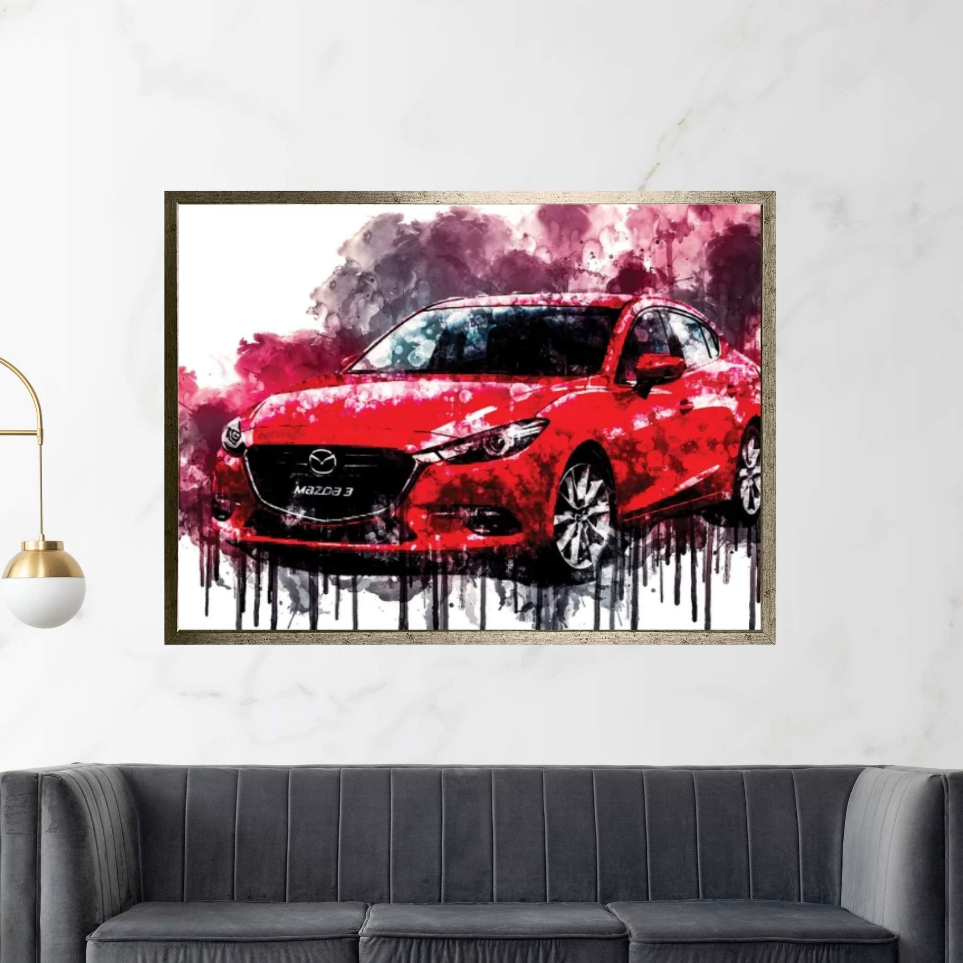 2017 Mazda Vehicle CLVII Canvas Wall Art - Y Canvas