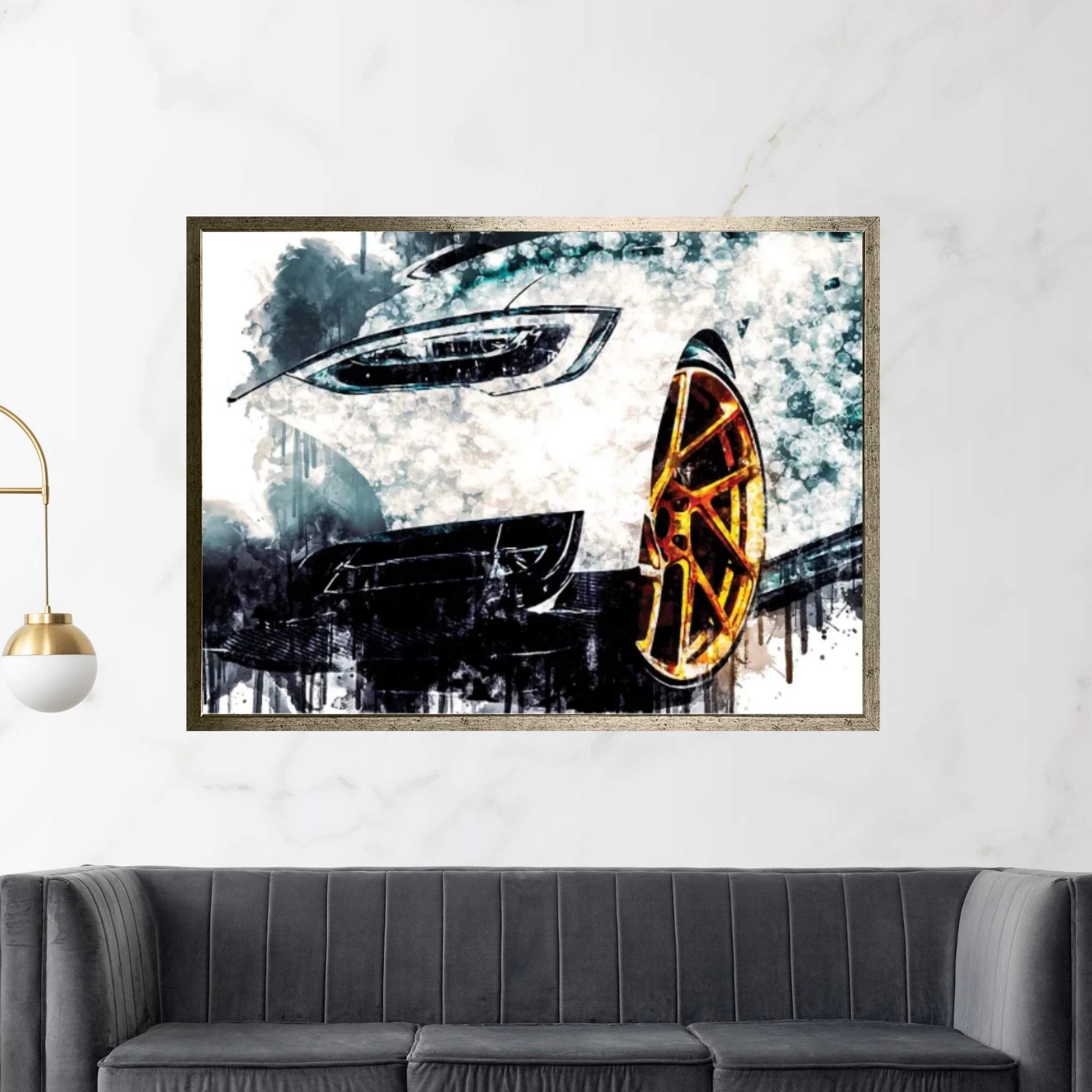 2017 Novitec Tesla Model S Vehicle CCXLIV Canvas Wall Art - Y Canvas