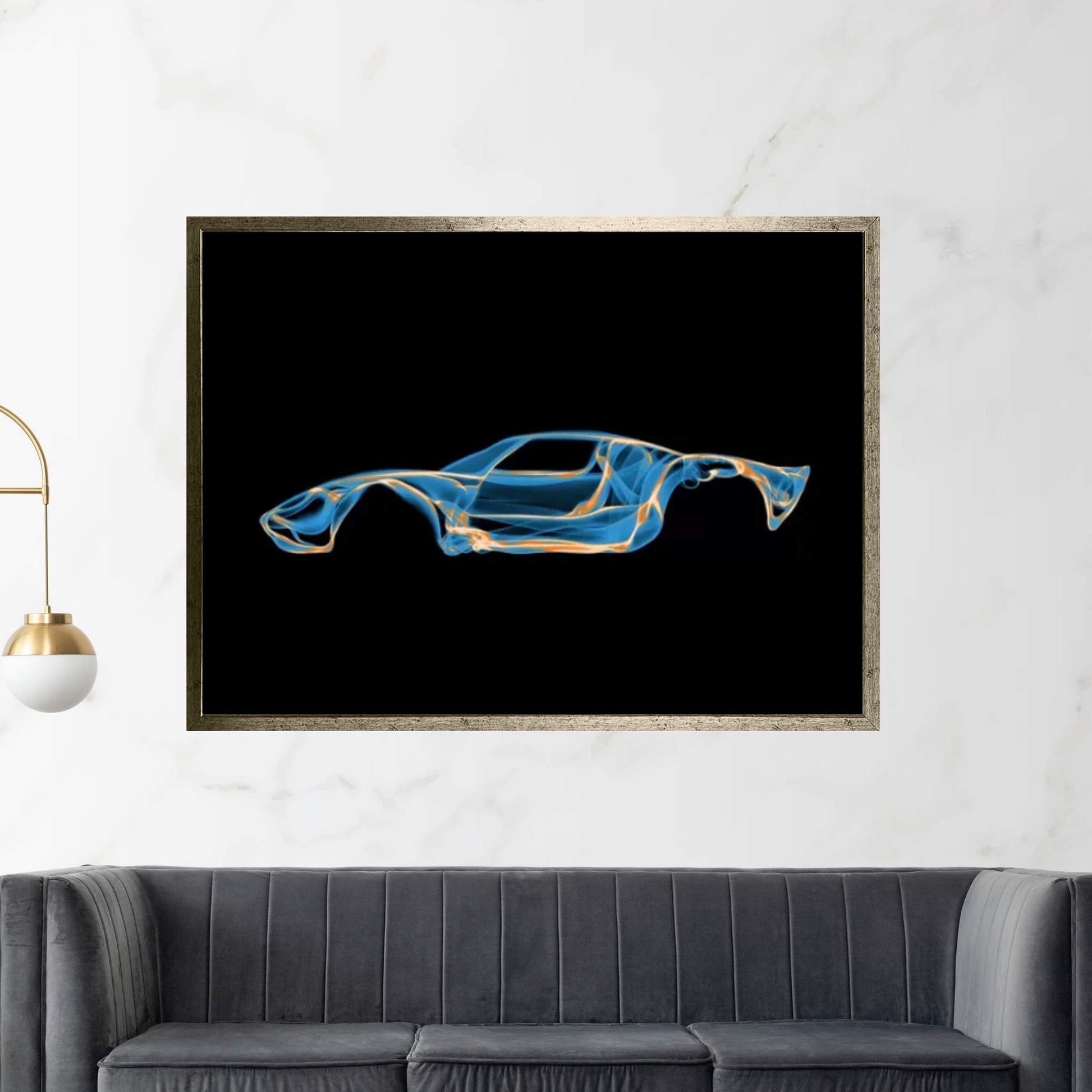 Ford GT40 Canvas Wall Art - Y Canvas