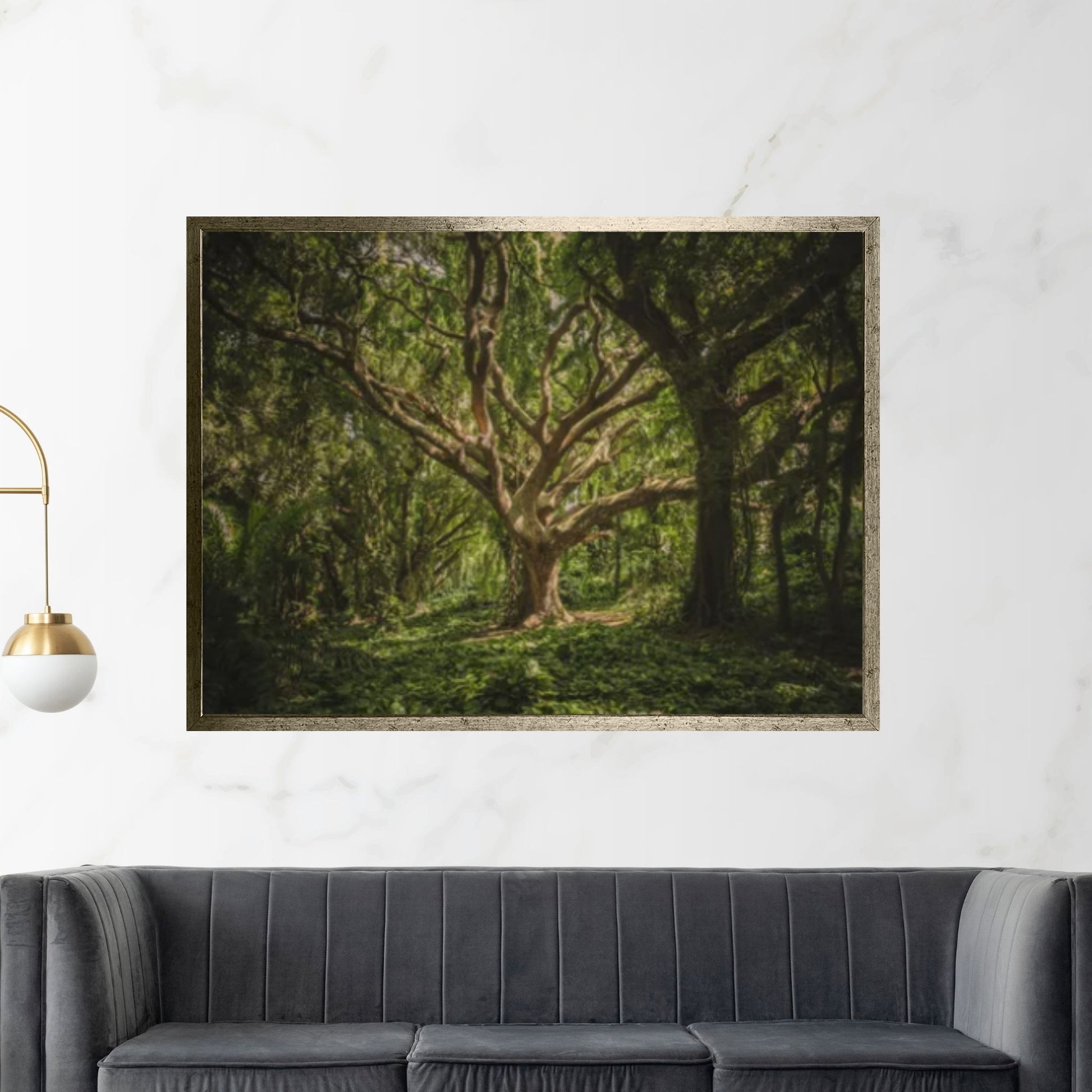 Forest Wall Art, Forest Canvas, Landscape Wall Art, Landscape Canvas, Forest Wall Decor, Tree Wall Art - Y Canvas