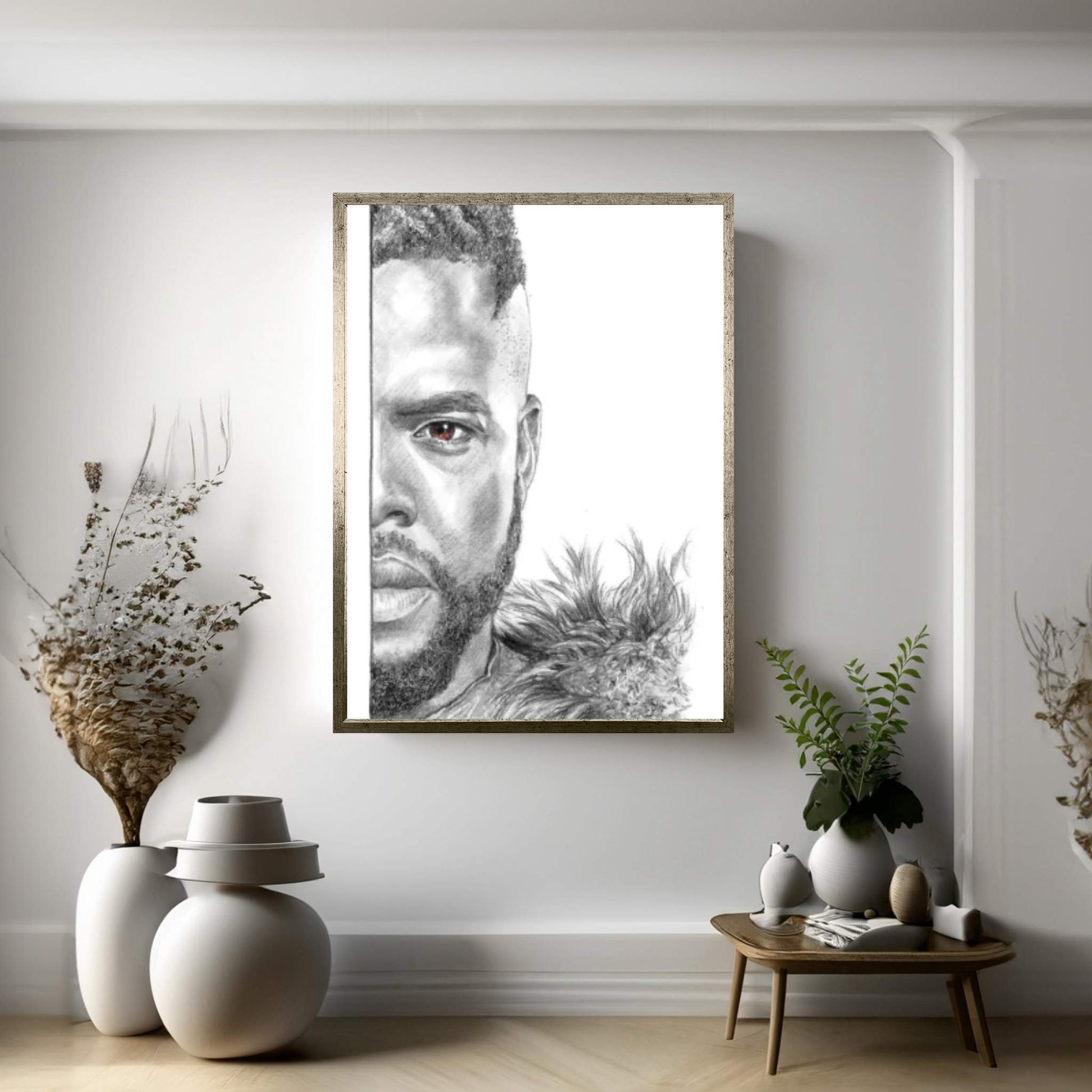 M'Baku Canvas Wall Art - Y Canvas