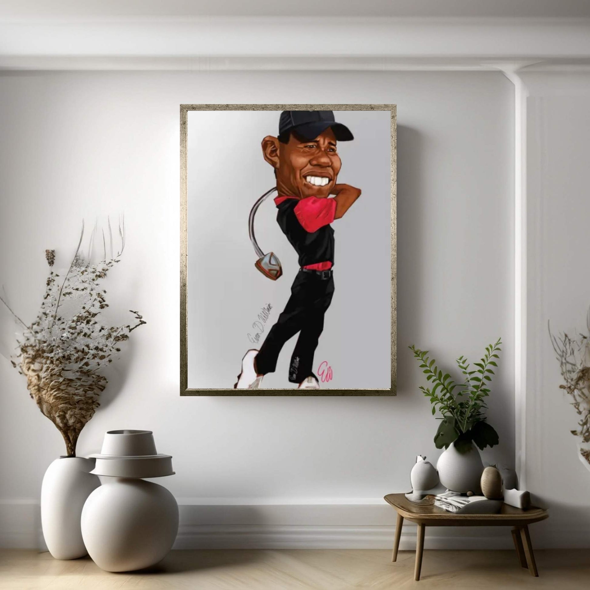 Tiger Woods Canvas Wall Art - Y Canvas