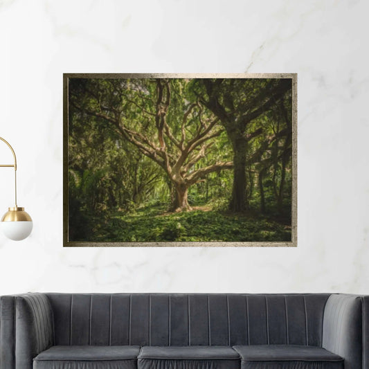 Forest Wall Art, Forest Canvas, Landscape Wall Art, Landscape Canvas, Forest Wall Decor - Y Canvas