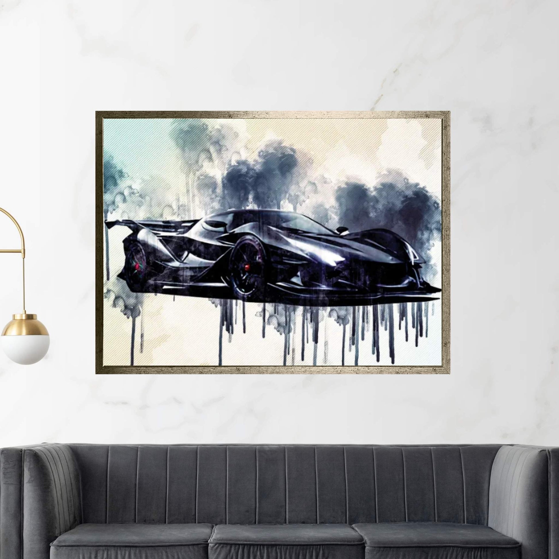 Apollo IE 2019 Luxury Supercar Front View Hypercar Apollo Canvas Wall Art - Y Canvas