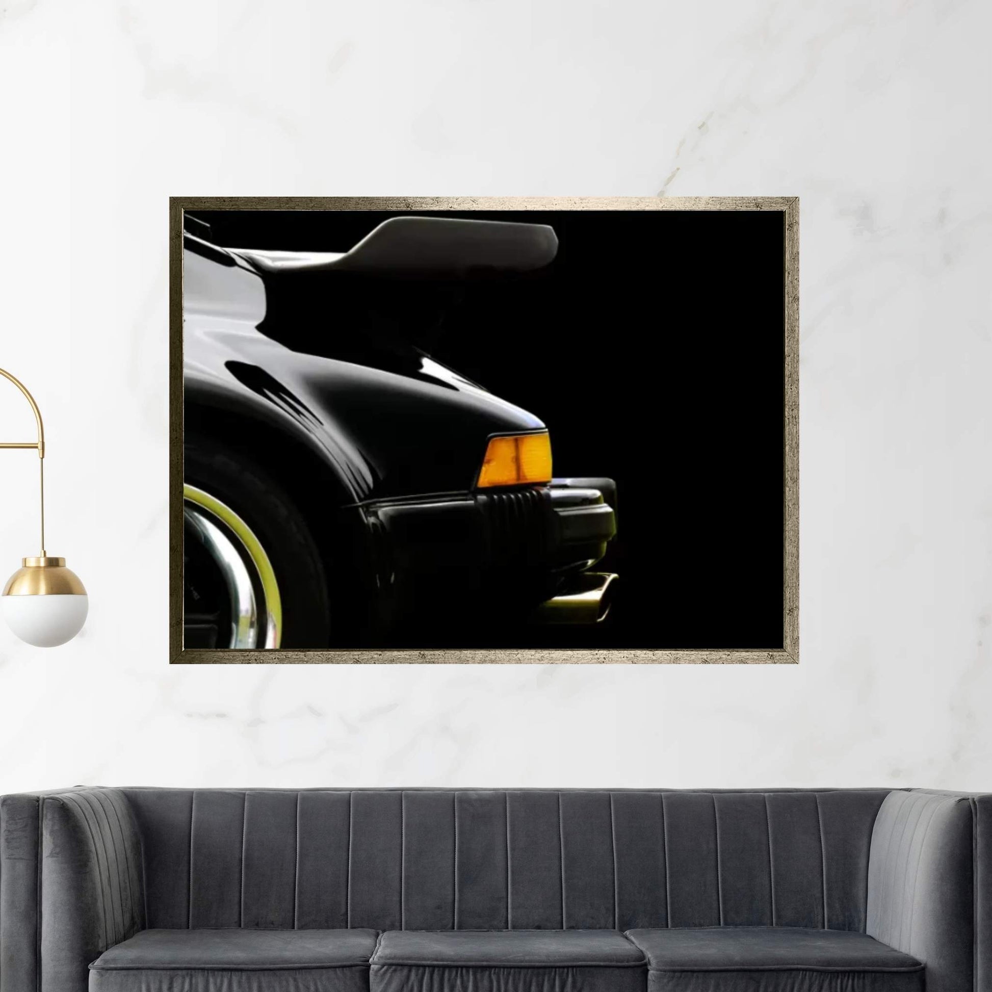 1978 Porsche 930 Back Wing Canvas Wall Art - Y Canvas