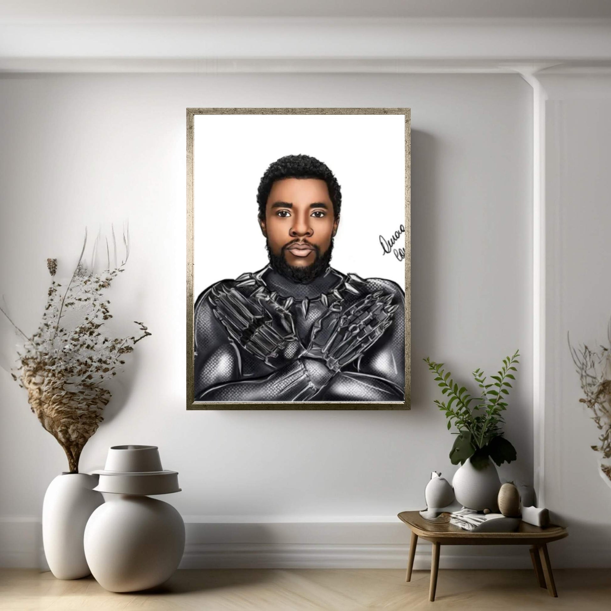 T’Challa Canvas Wall Art - Y Canvas