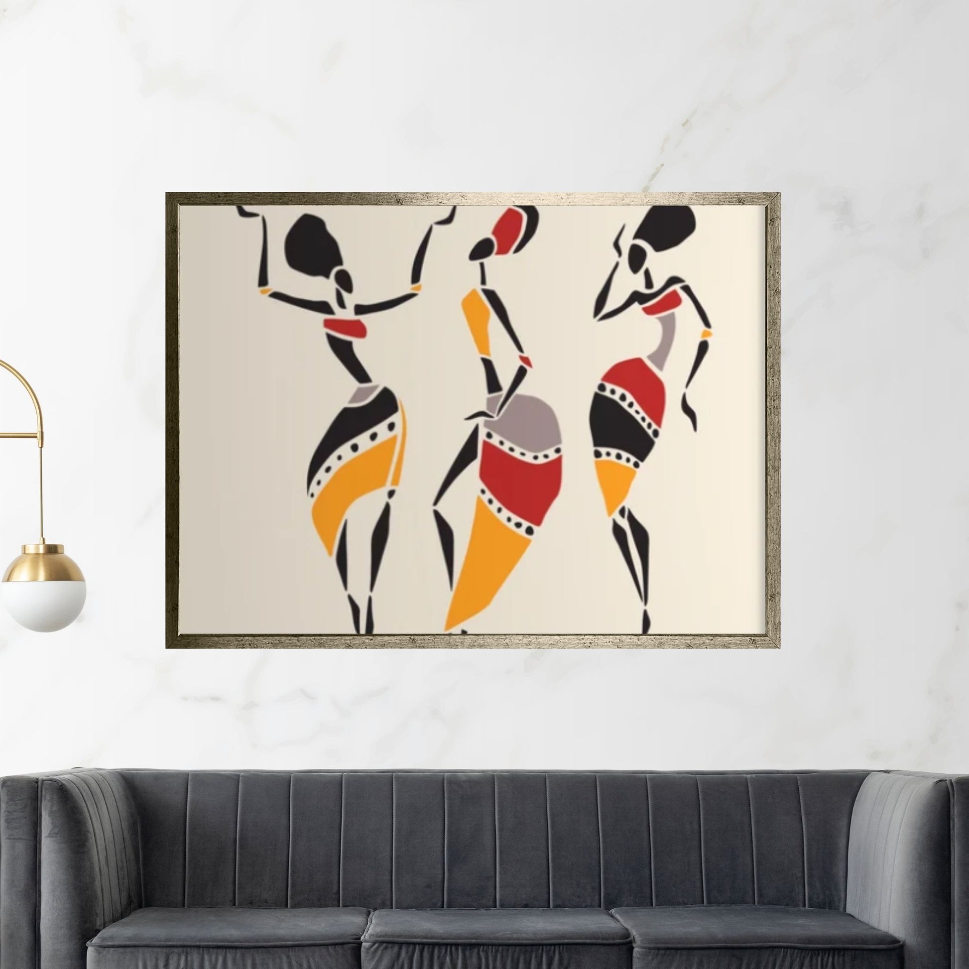 African Dancers Print, African Wall Art, Ethnic Wall Art, African Women Canvas, African Woman Canvas, African Art - Y Canvas