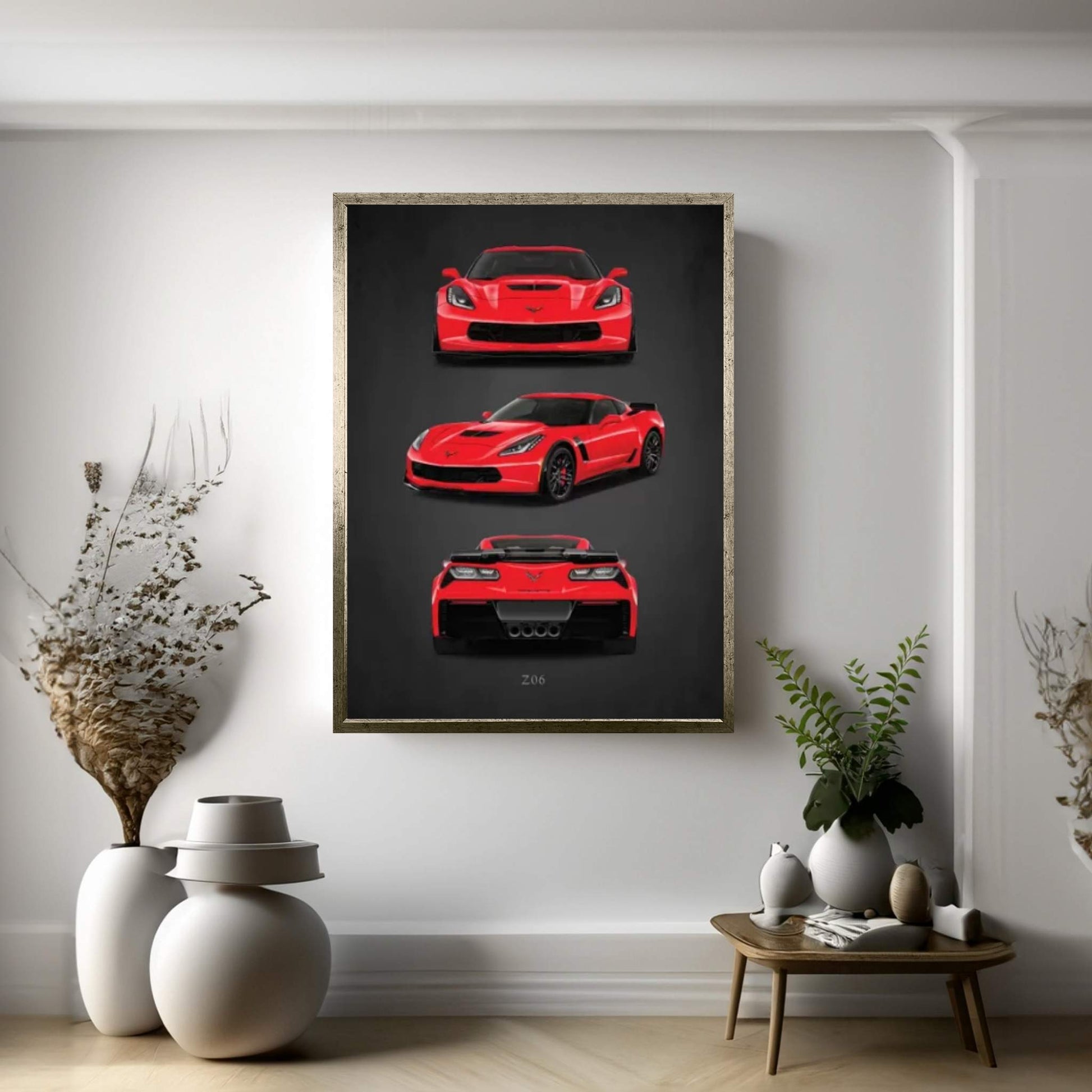 Chevrolet Corvette Z06 Canvas Wall Art - Y Canvas