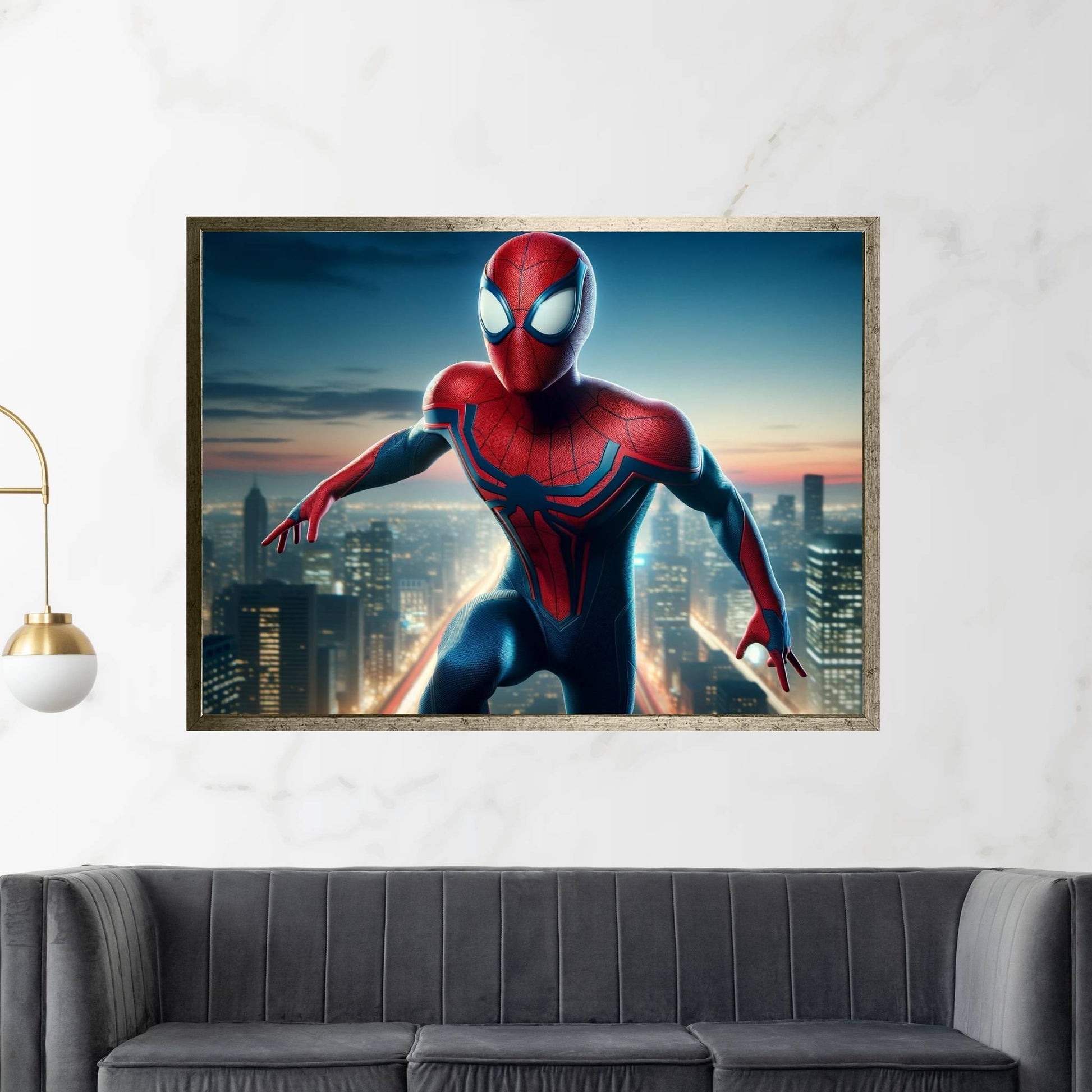 Spiderman Canvas Wall Art - Y Canvas