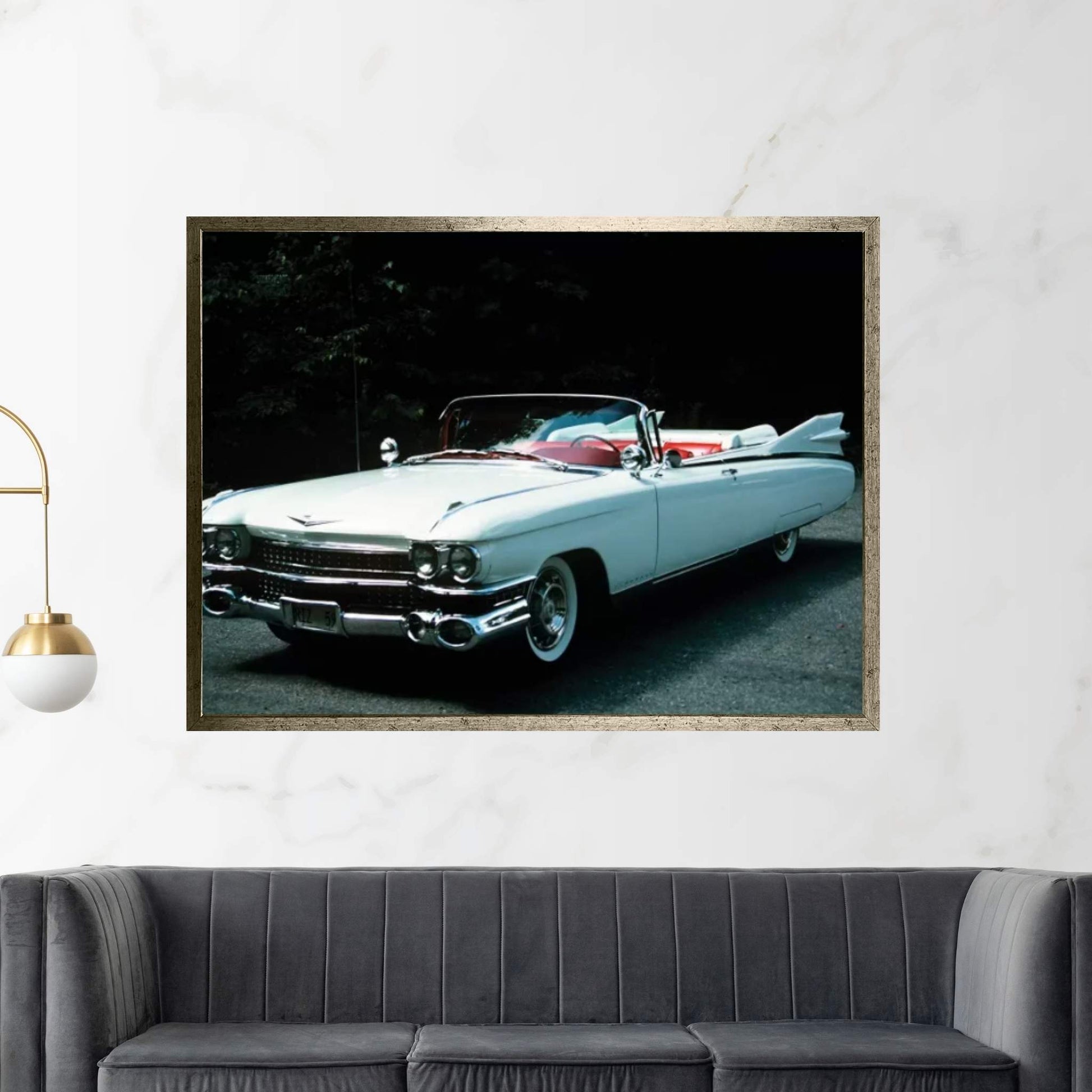 1959 El Dorado Biarritz Cadillac Convertible II Canvas Wall Art - Y Canvas