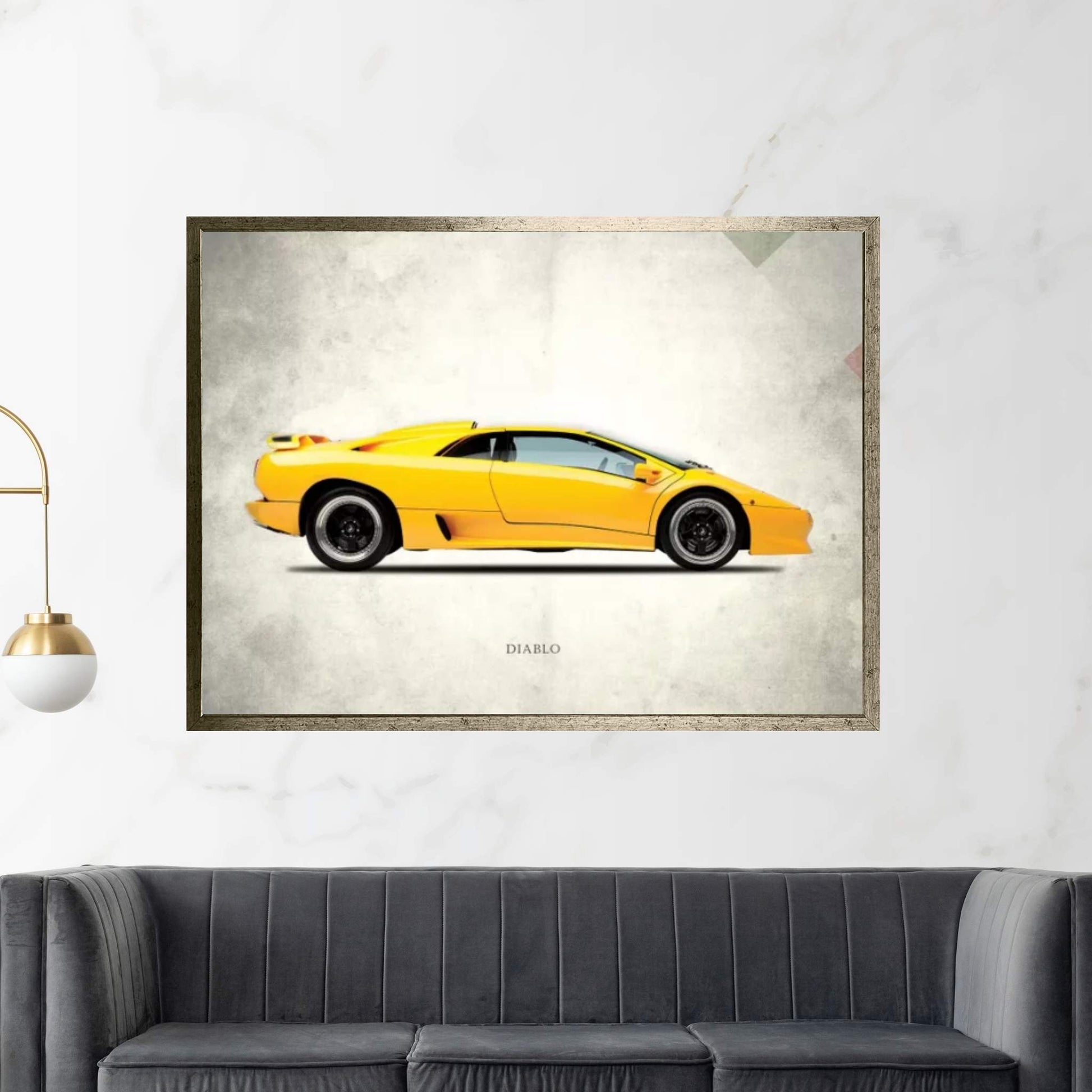 1988 Lamborghini Diablo Canvas Wall Art - Y Canvas